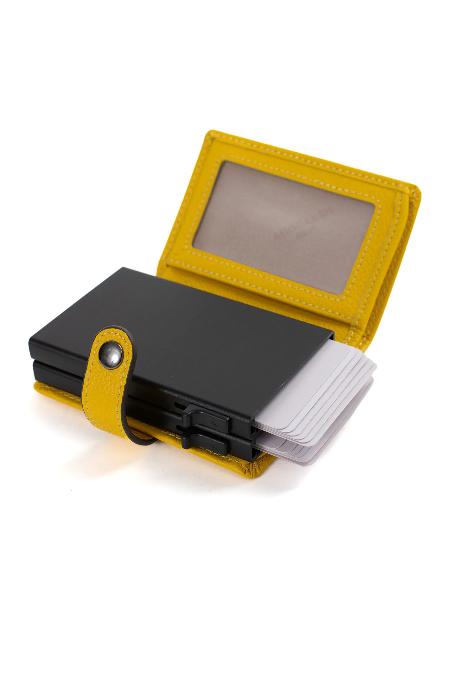 Boîtier porte-cartes - 1 volet - Stop RFID - Cuir - Image 59