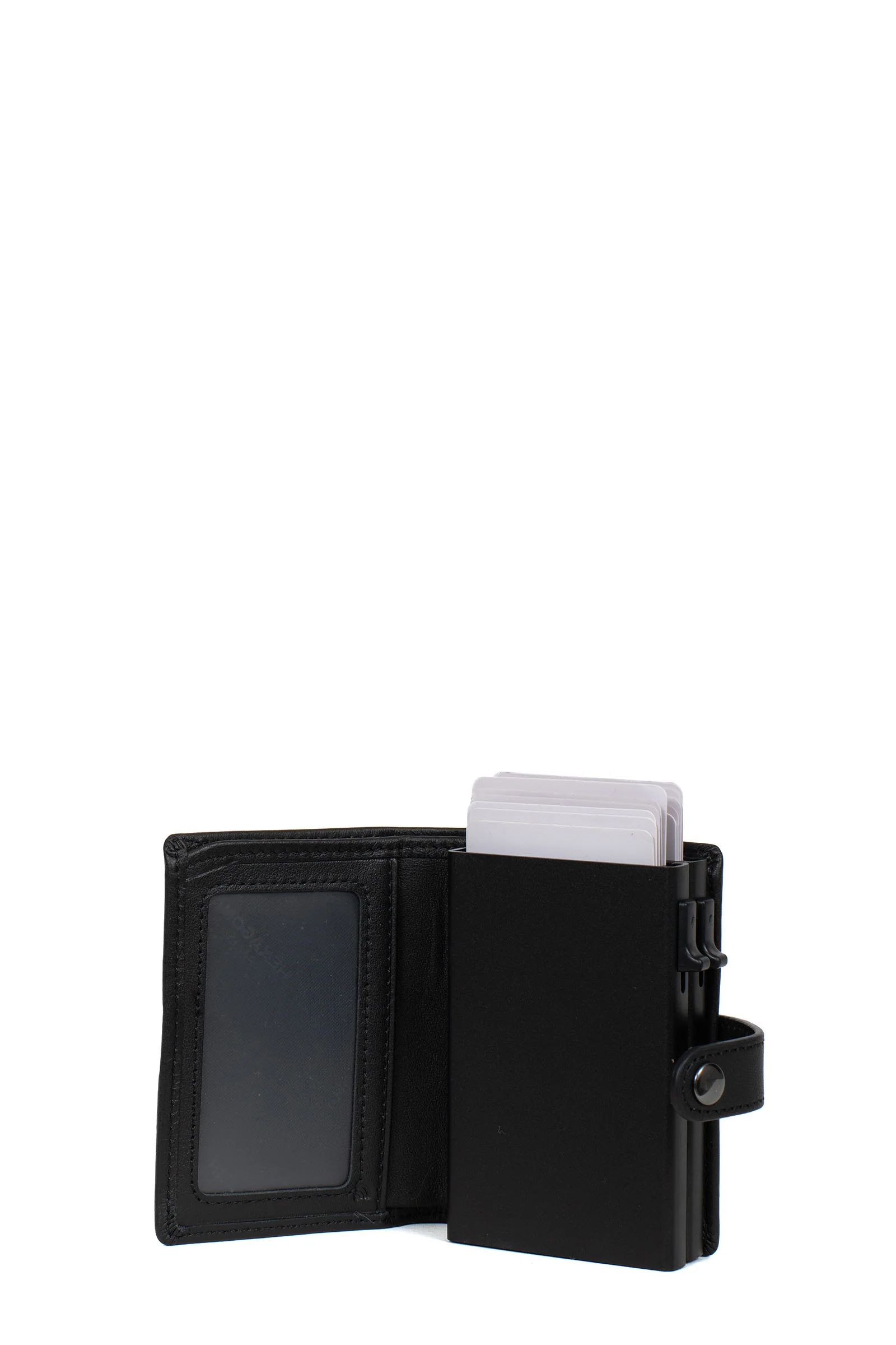 Boîtier porte-cartes - 1 volet - Stop RFID - Cuir - Image 10