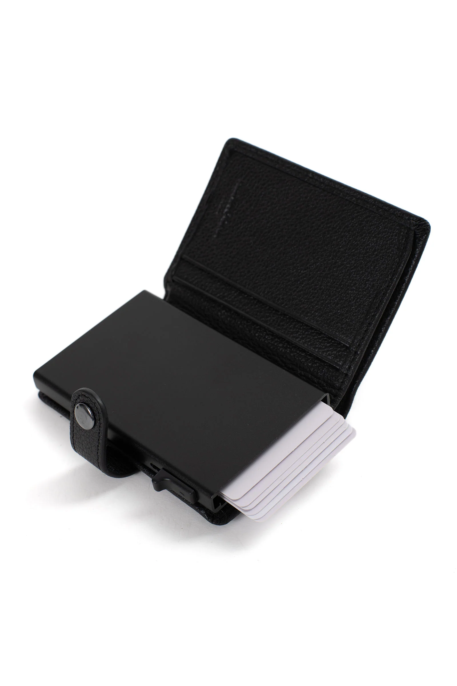 Boîtier porte-cartes - 2 volets - Stop RFID - Cuir - Image 11