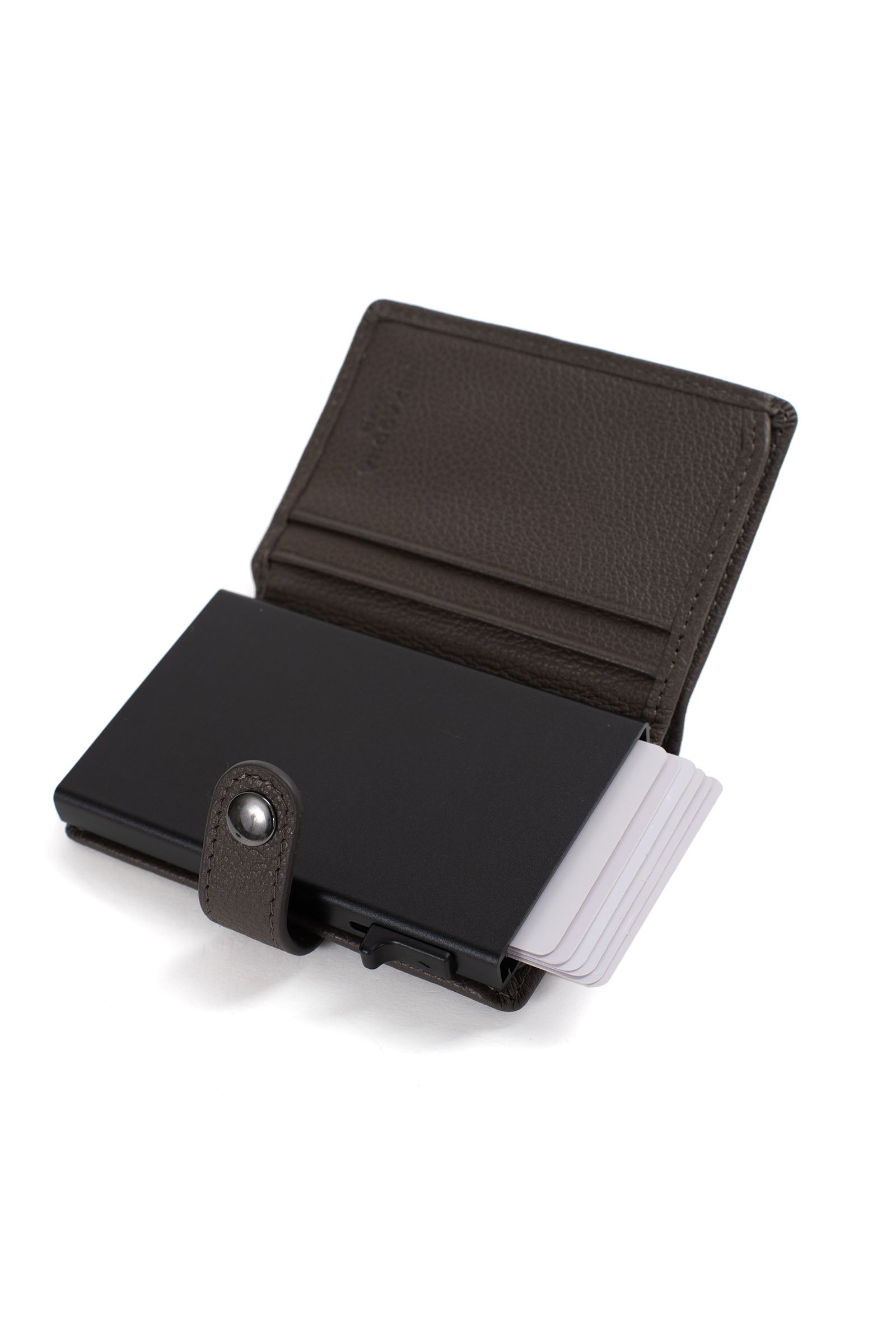 Boîtier porte-cartes - 2 volets - Stop RFID - Cuir - Image 47