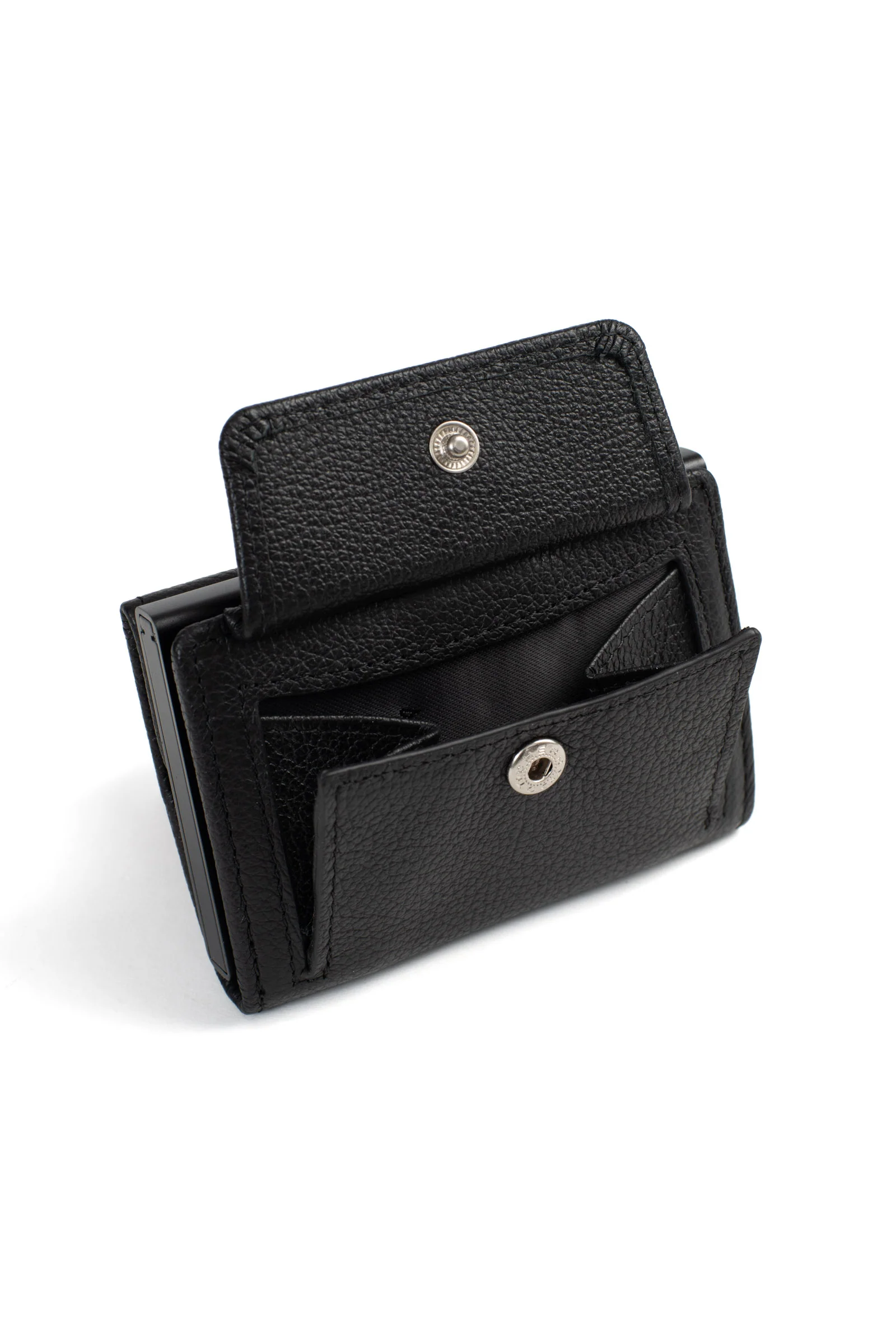 Boîtier porte-cartes - 2 volets - Stop RFID - Cuir - Image 12