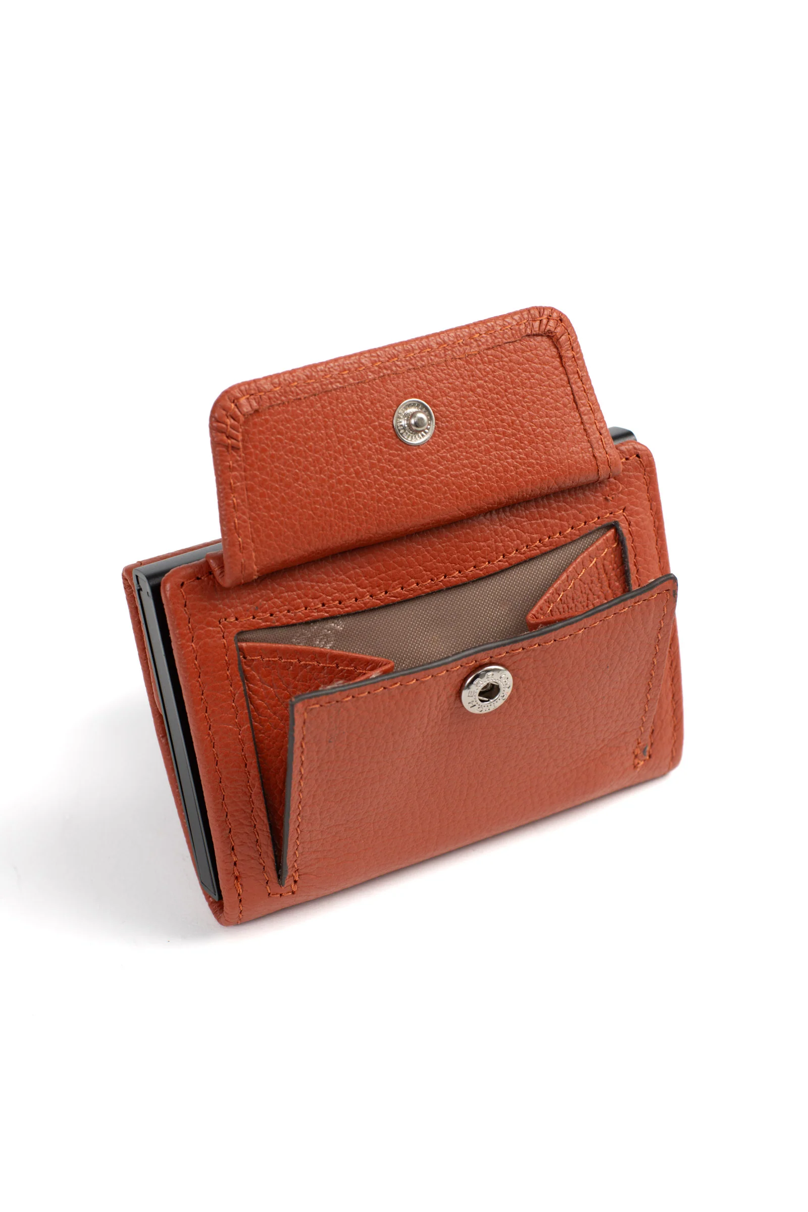 Boîtier porte-cartes - 2 volets - Stop RFID - Cuir - Image 18