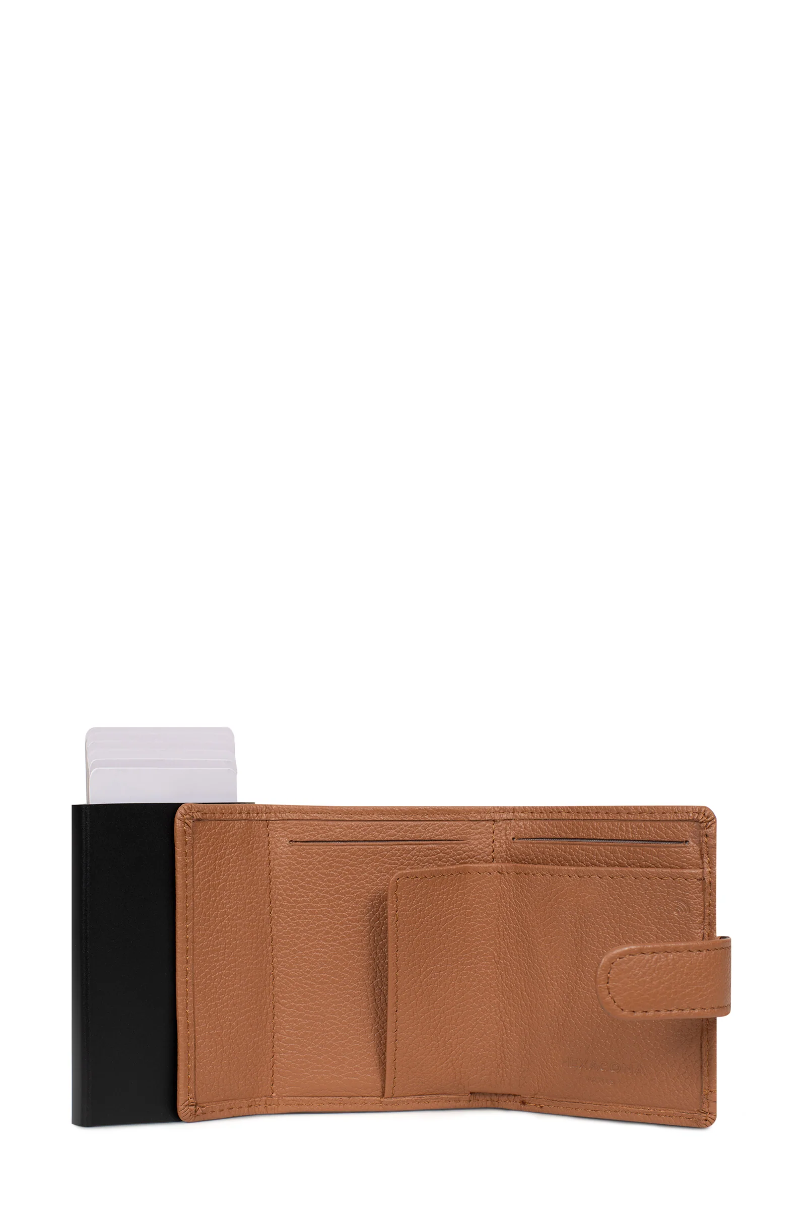 Boîtier porte-cartes - 2 volets - Stop RFID - Cuir - Image 57
