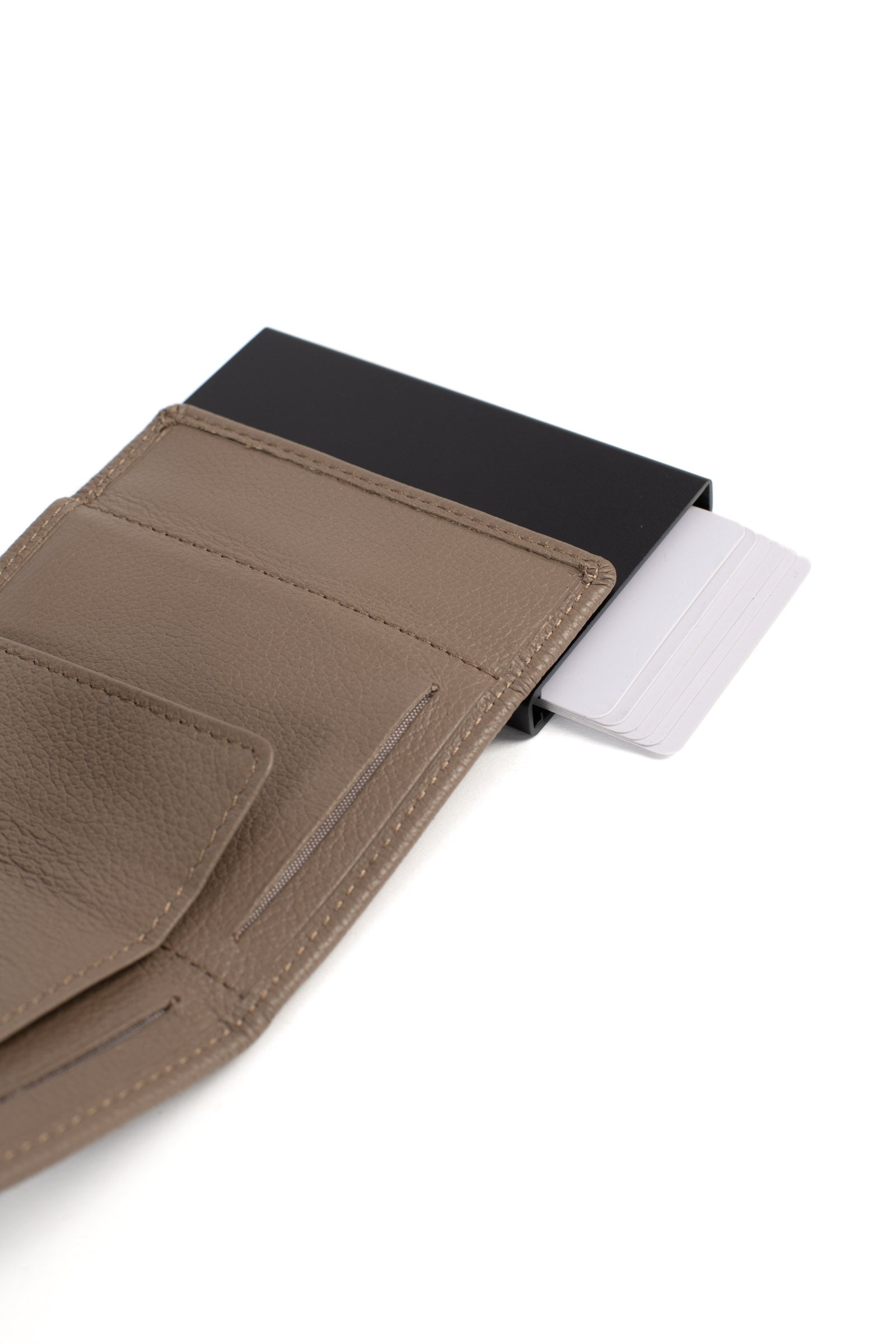 Boîtier porte-cartes - 2 volets - Stop RFID - Cuir - Image 71