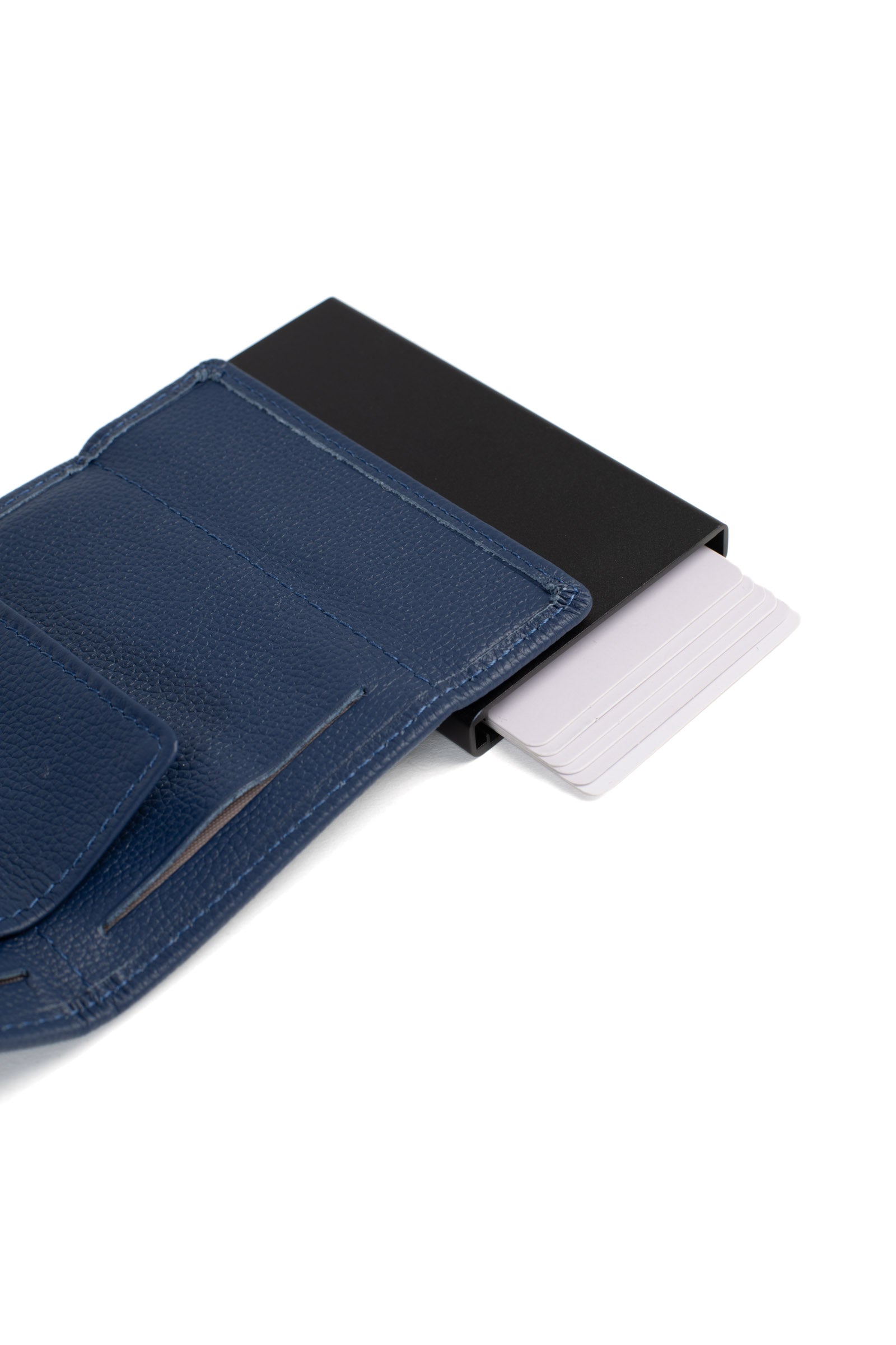 Boîtier porte-cartes - 2 volets - Stop RFID - Cuir - Image 47