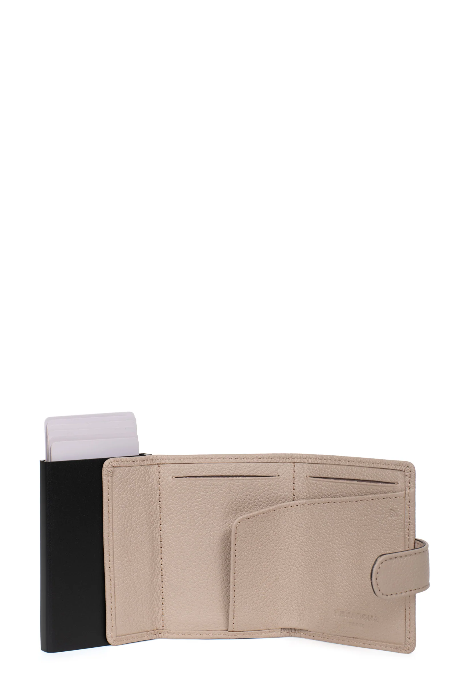 Boîtier porte-cartes - 2 volets - Stop RFID - Cuir - Image 81
