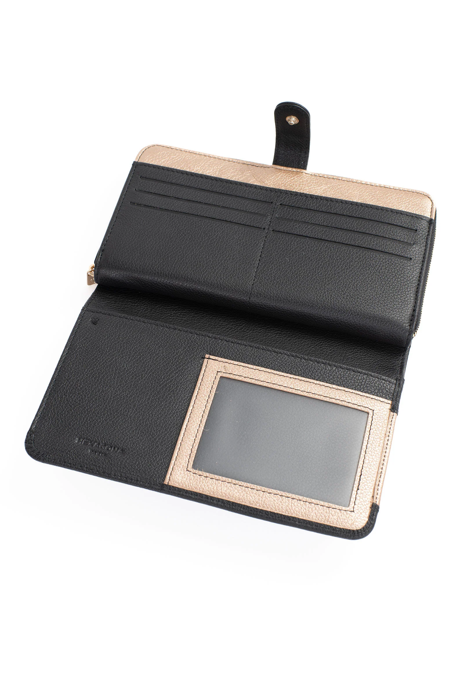 Compagnon de voyage - 1 volet - Stop RFID - Cuir - Image 12