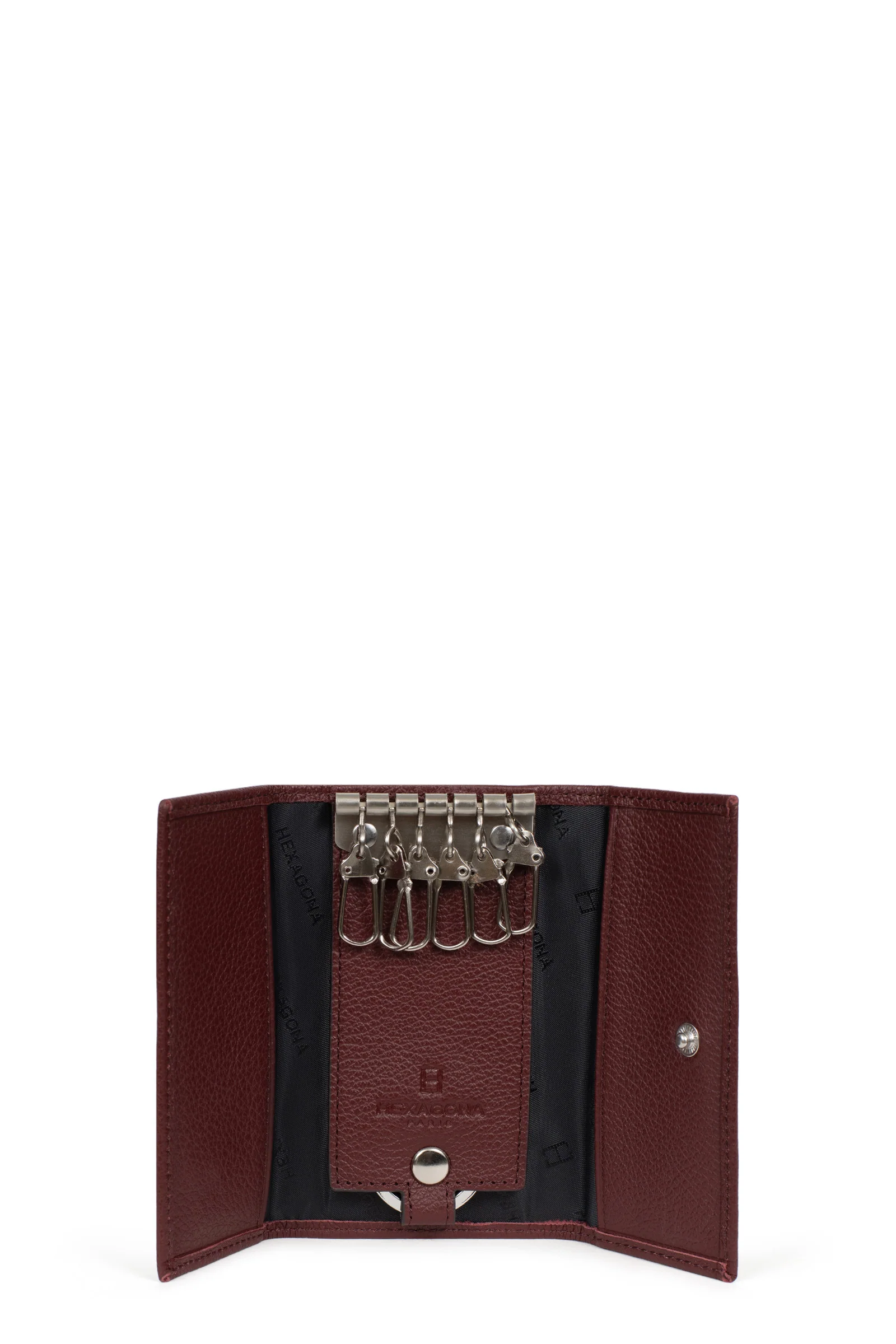 Étui porte-clés - 2 volets - Cuir - Image 3
