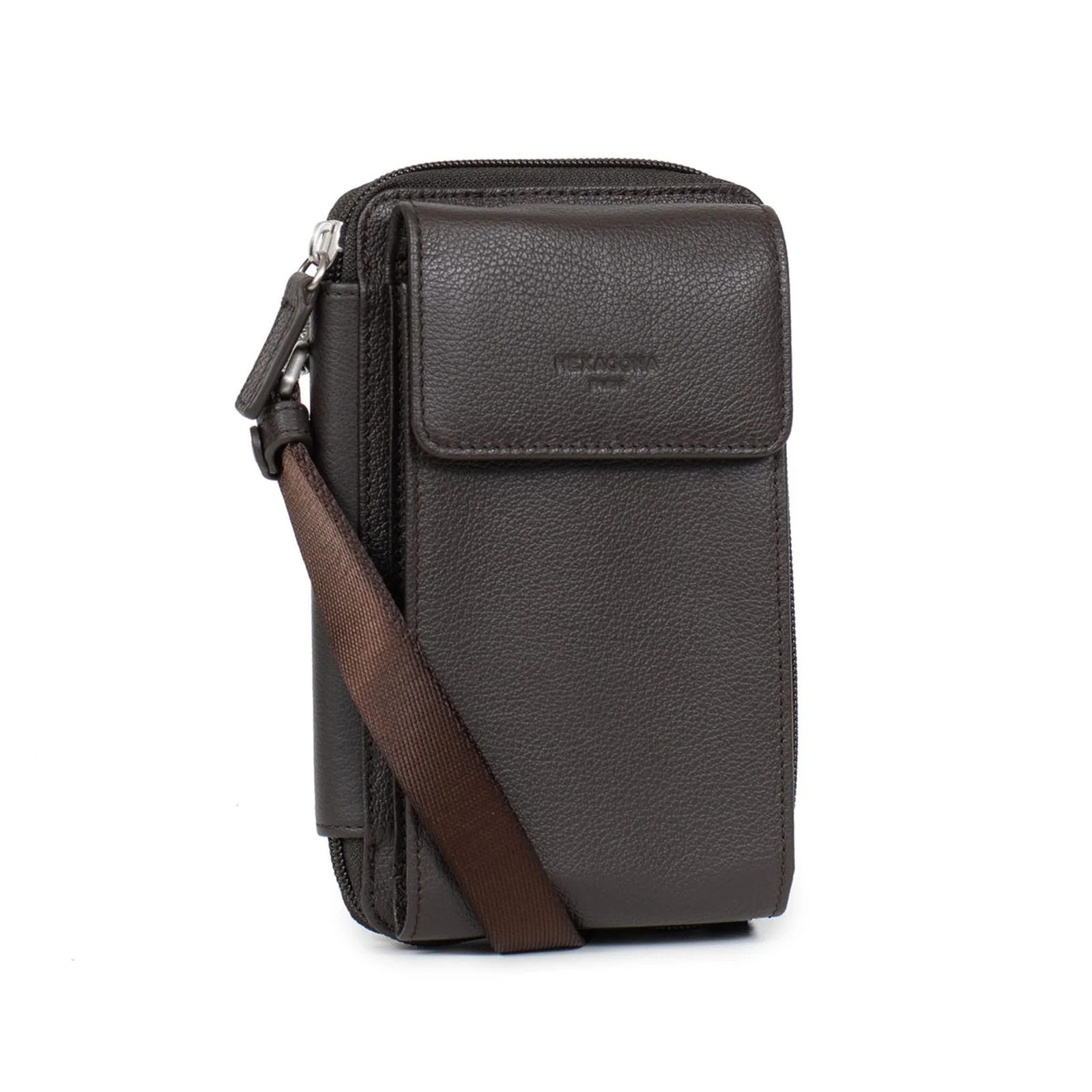 Pochette téléphone avec portefeuille - Stop RFID - Cuir - Image 27