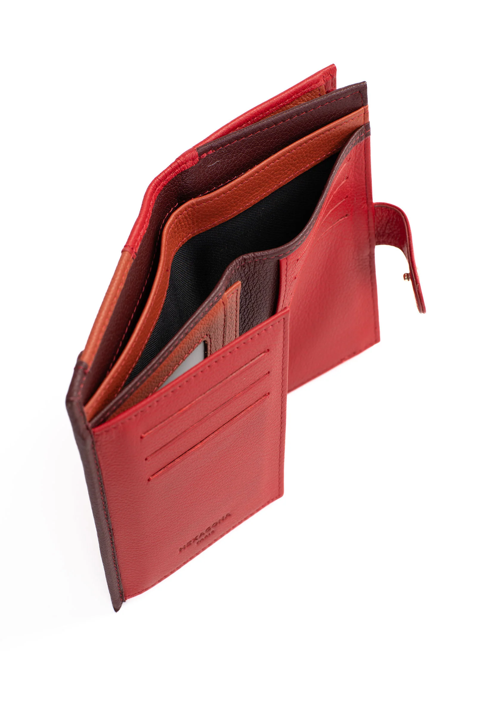 Portefeuille - 2 volets - Stop RFID - Cuir - Image 21