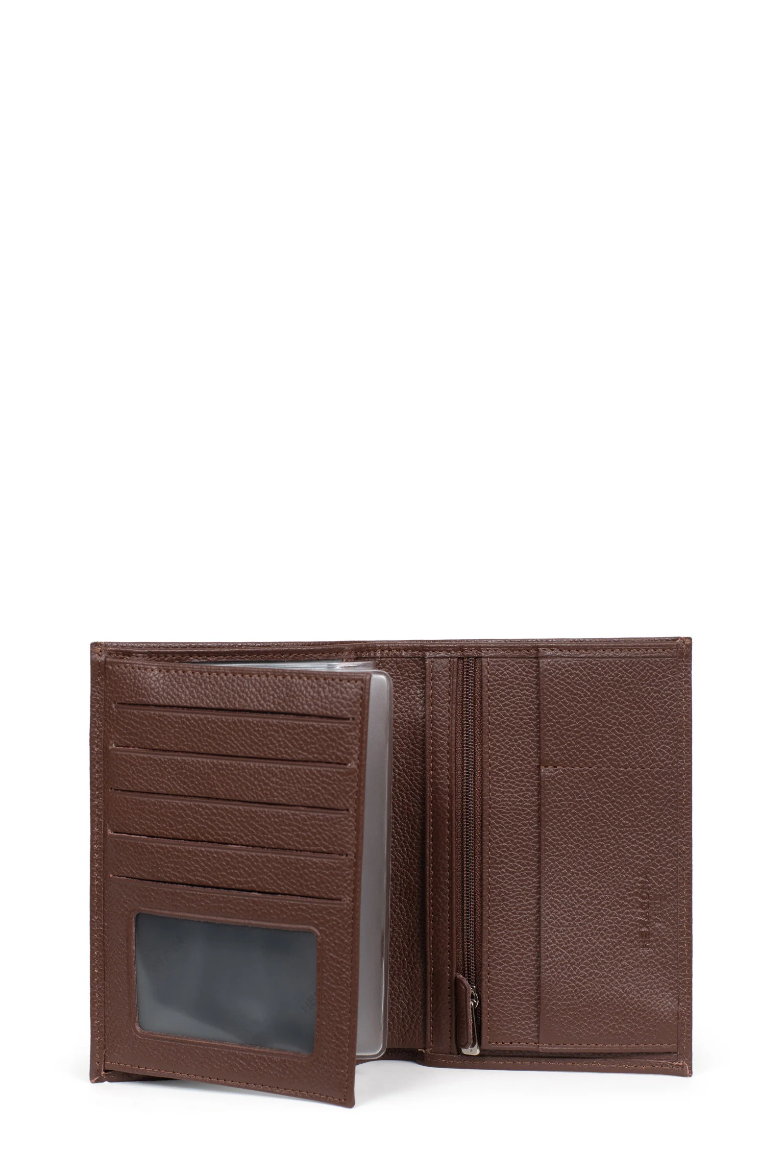 Portefeuille européen - 2 volets - Cuir - Image 2
