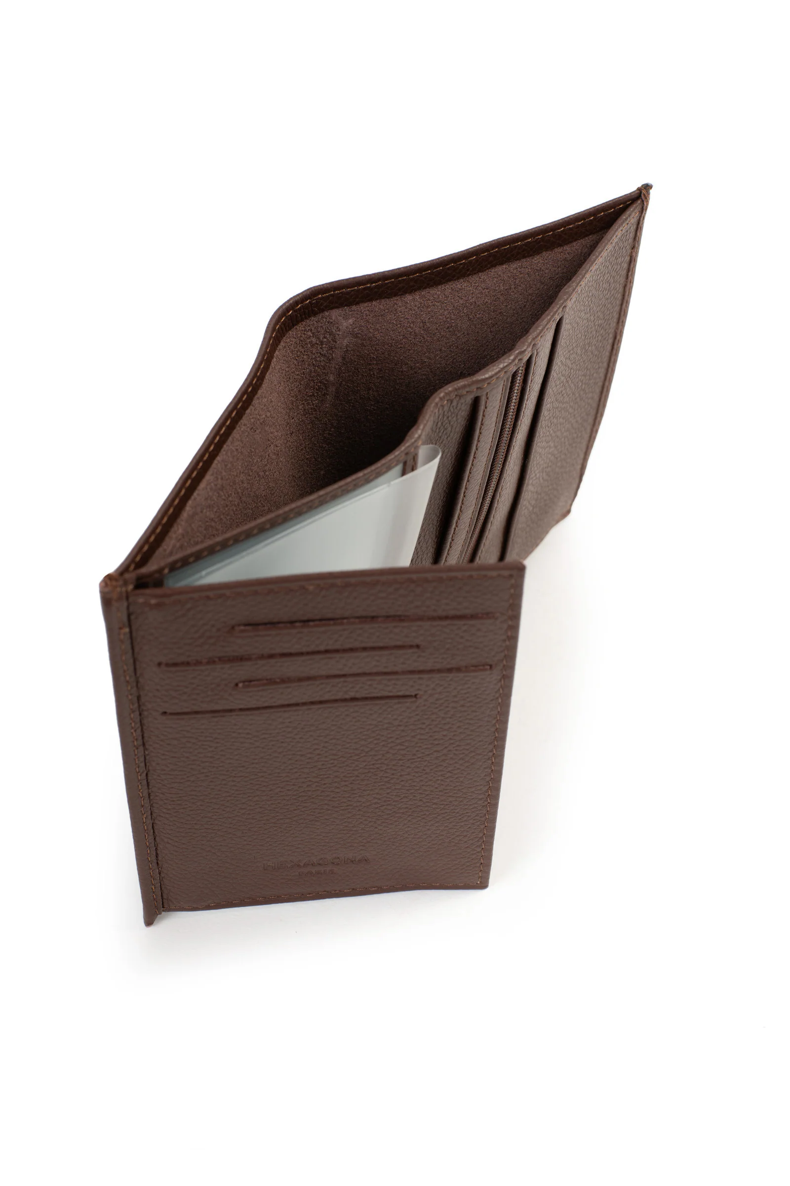 Portefeuille européen - 2 volets - Cuir - Image 6