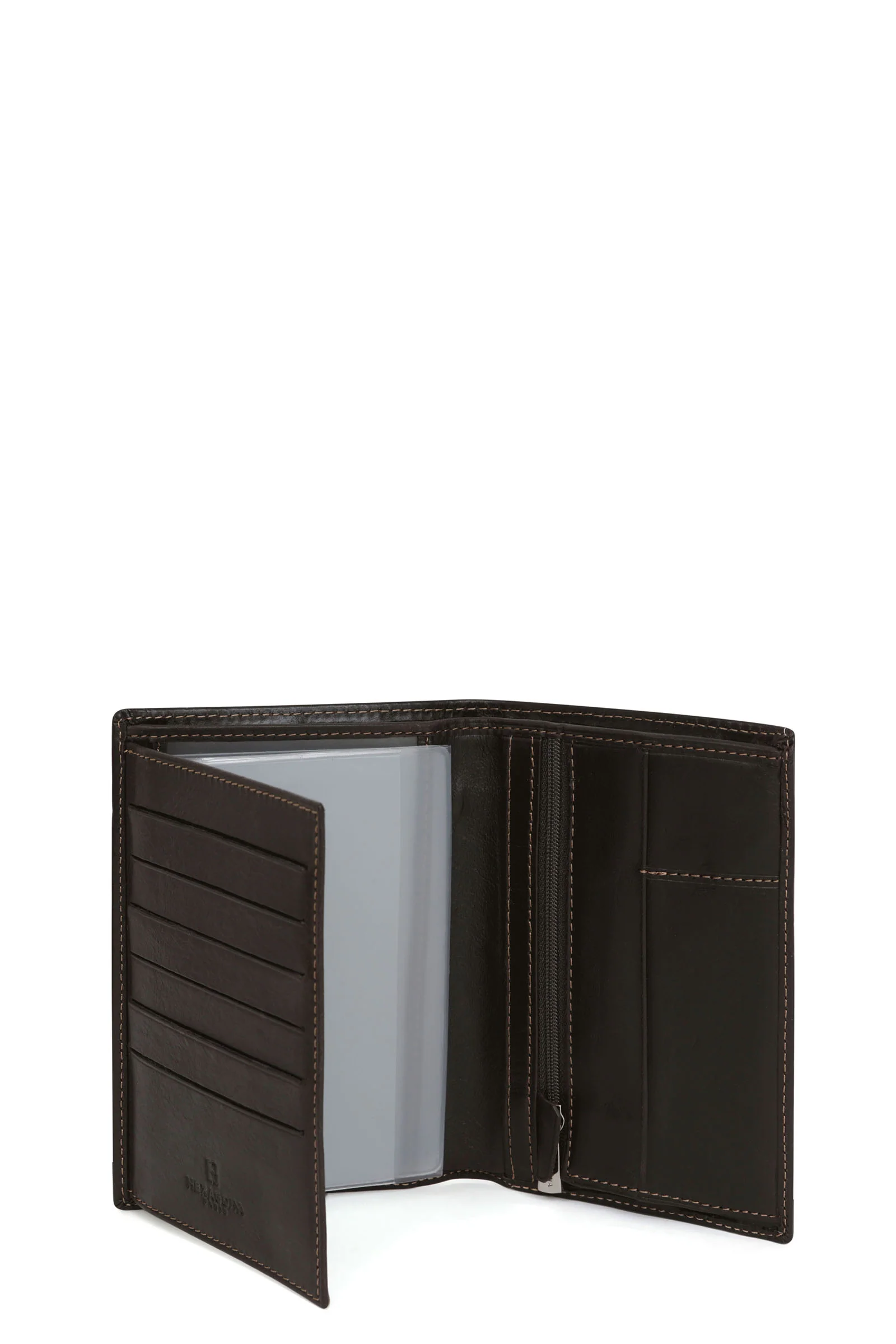 Portefeuille européen - 2 volets - Cuir - Image 3