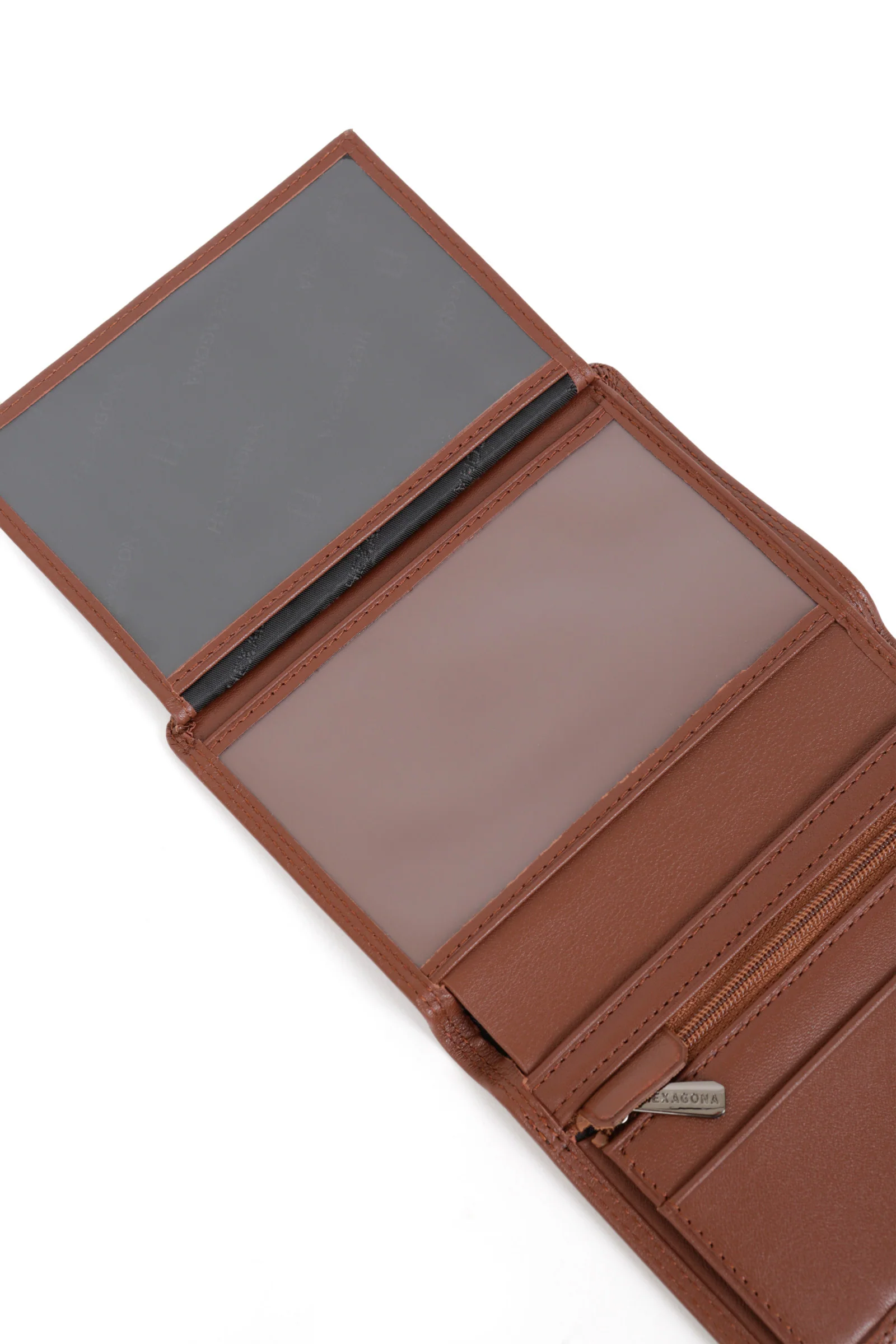 Portefeuille européen - 2 volets - Stop RFID - Cuir - Image 6