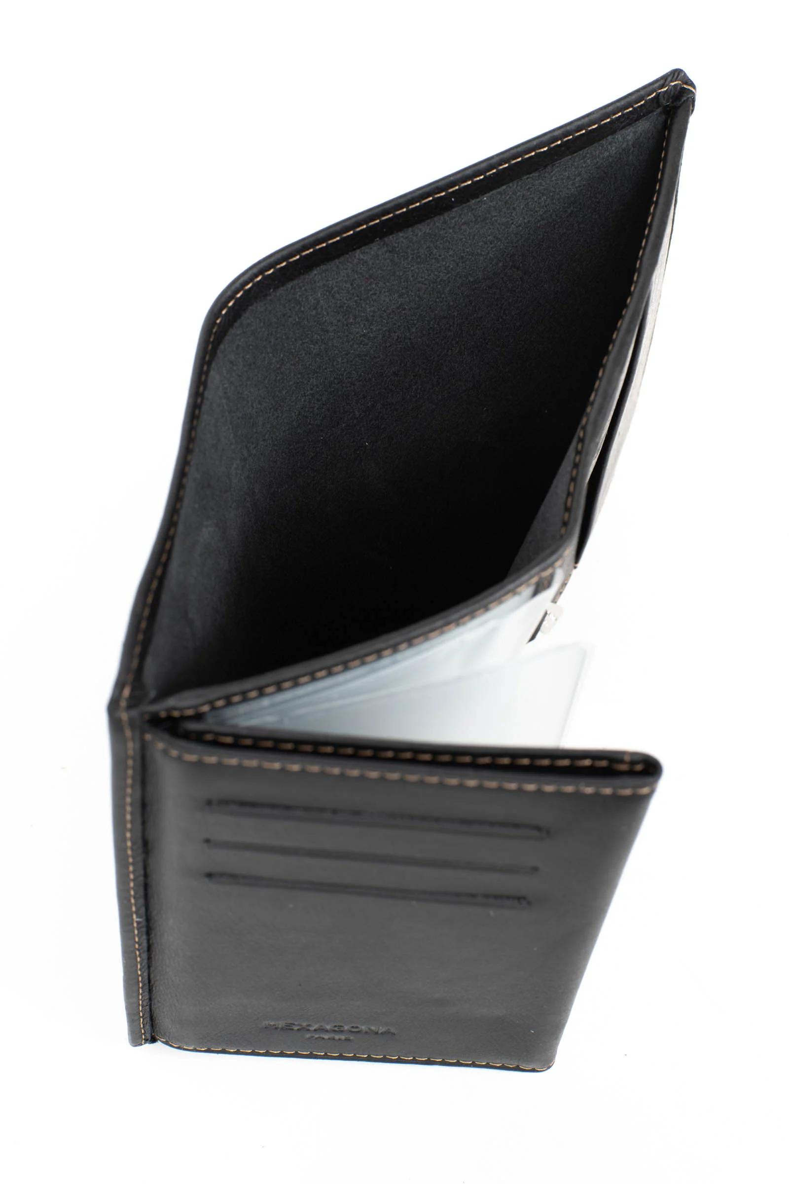 Portefeuille européen - 3 volets - Cuir - Image 12