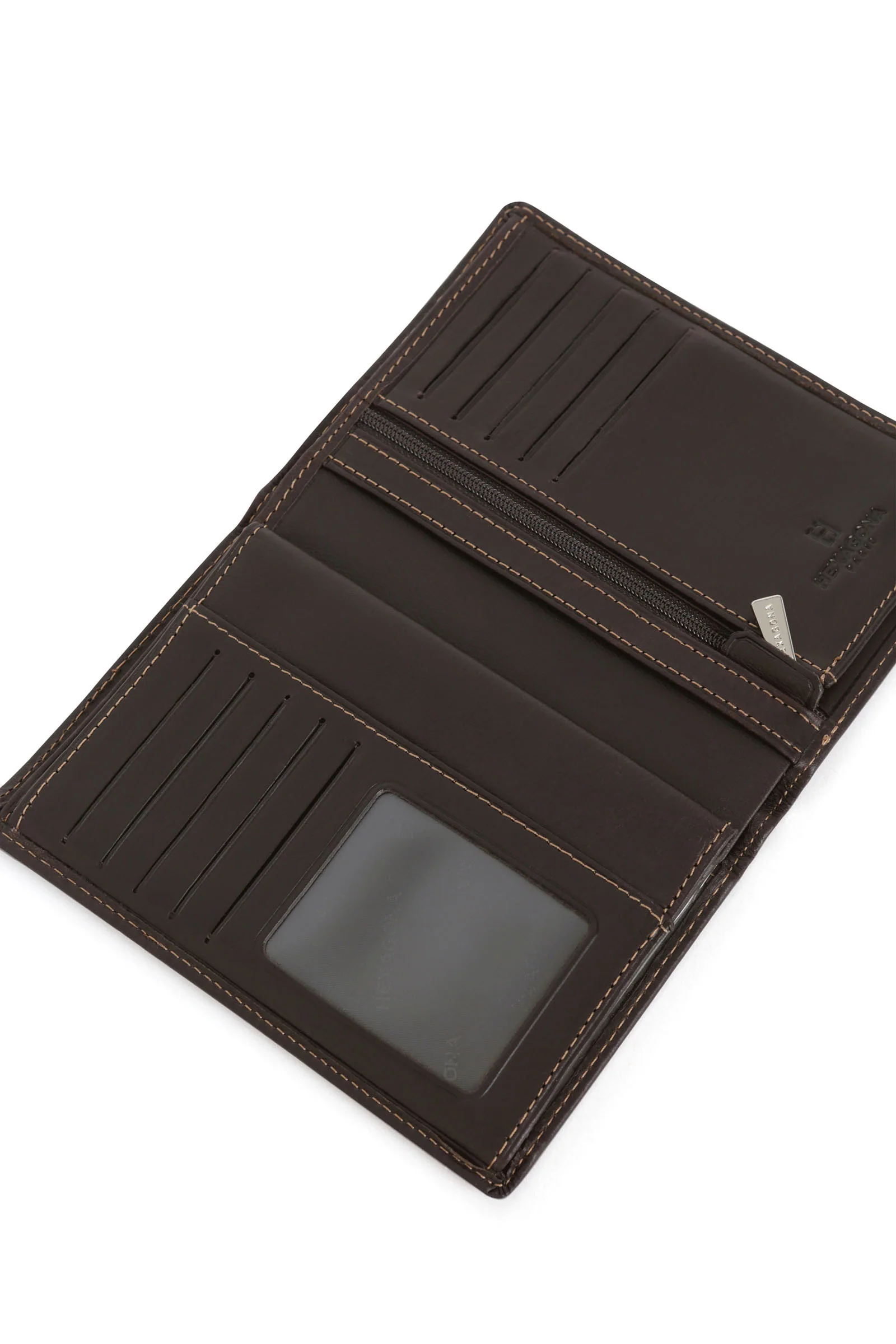 Portefeuille européen - 3 volets - Cuir - Image 4