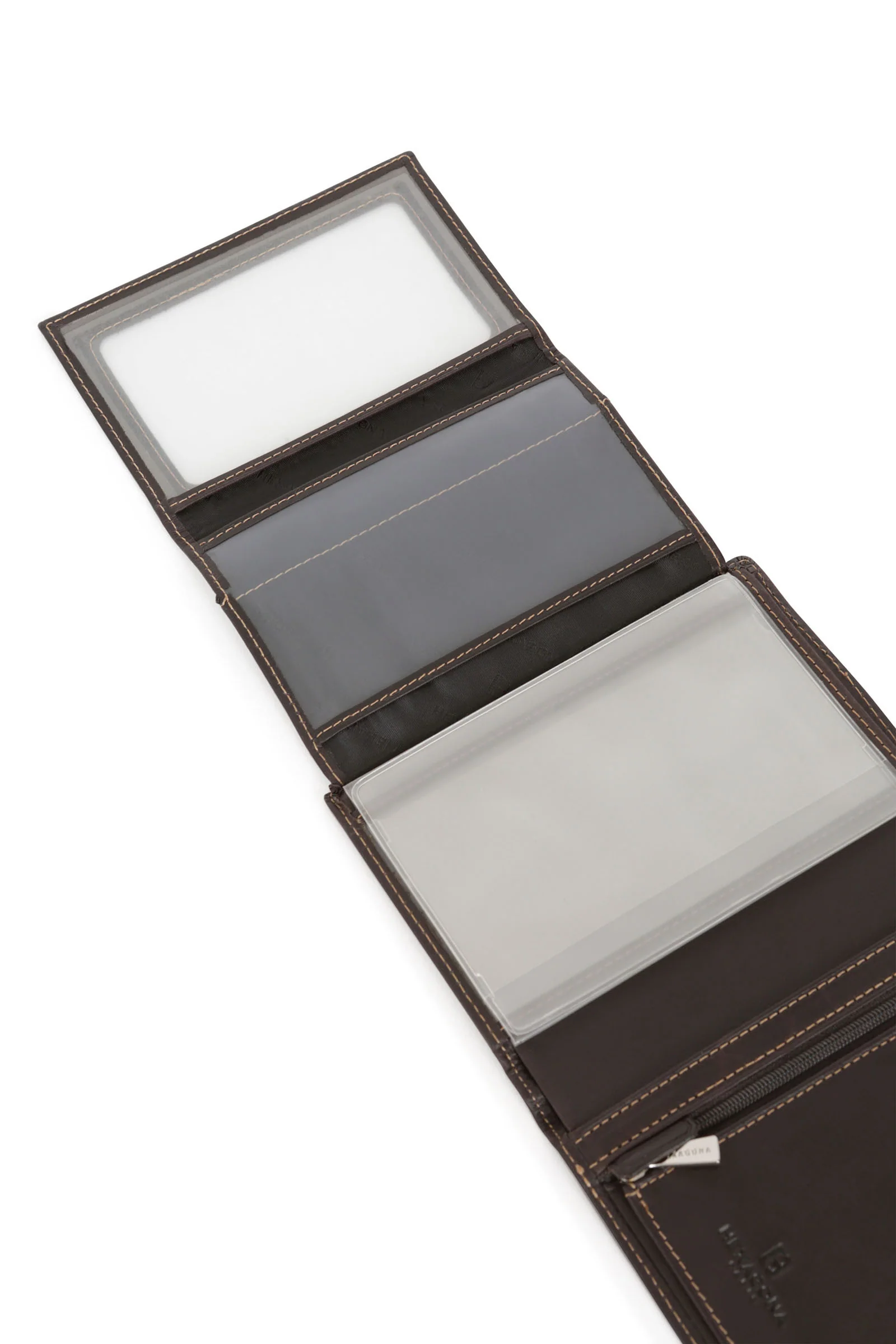 Portefeuille européen - 3 volets - Cuir - Image 5