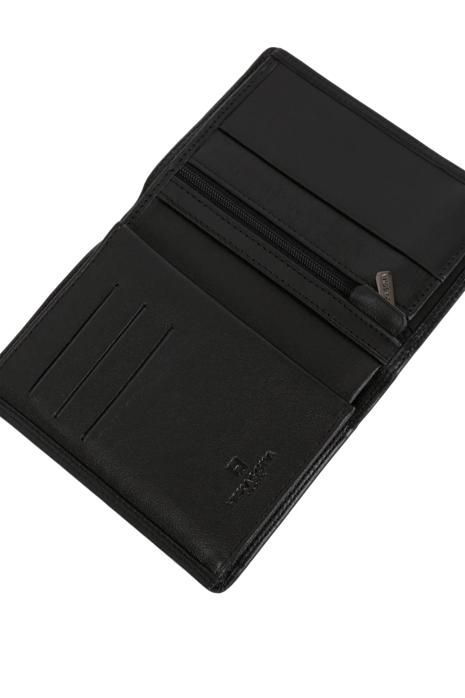 Portefeuille européen - 3 volets - Stop RFID - Cuir - Image 12