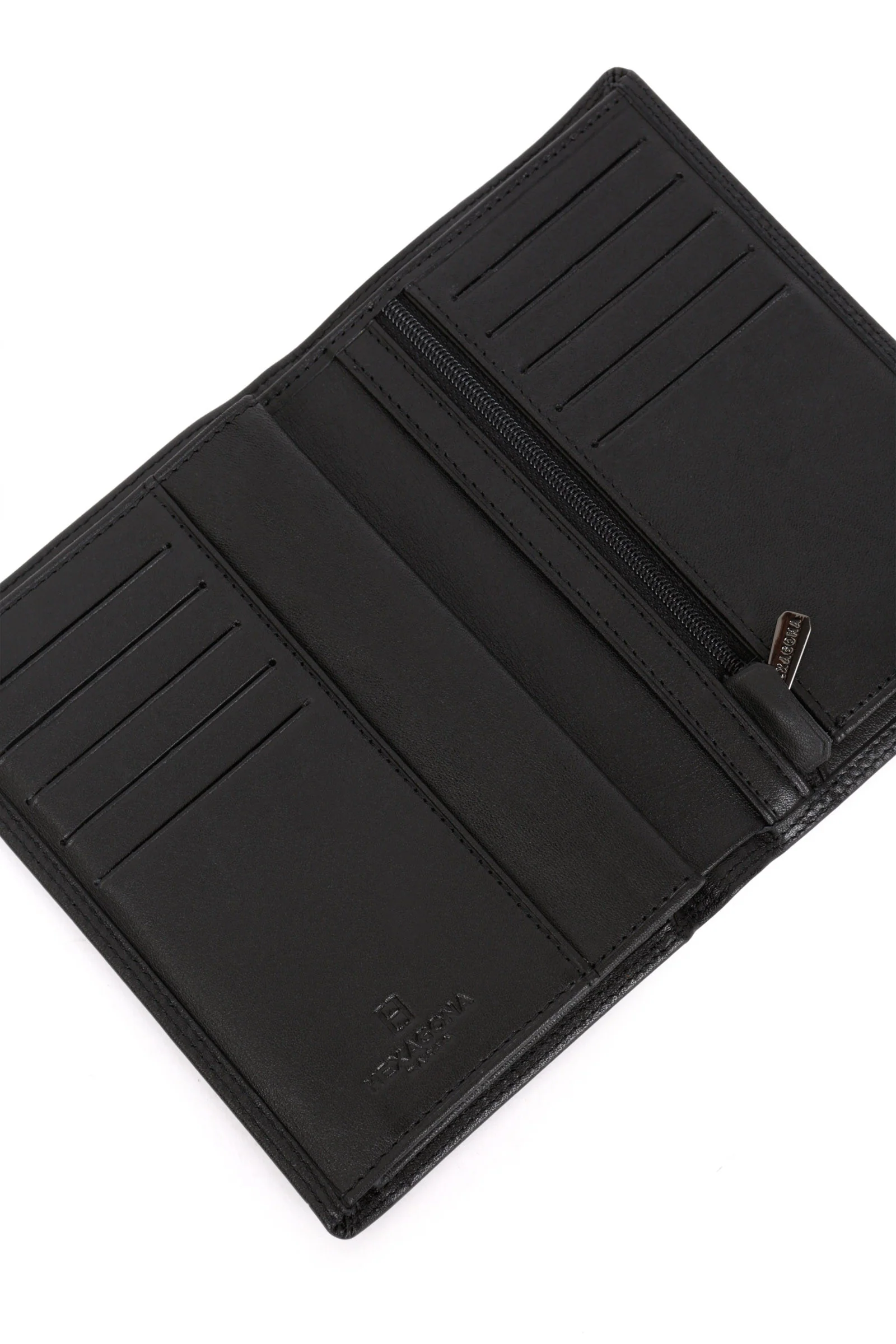 Portefeuille européen - 3 volets - Stop RFID - Cuir - Image 12