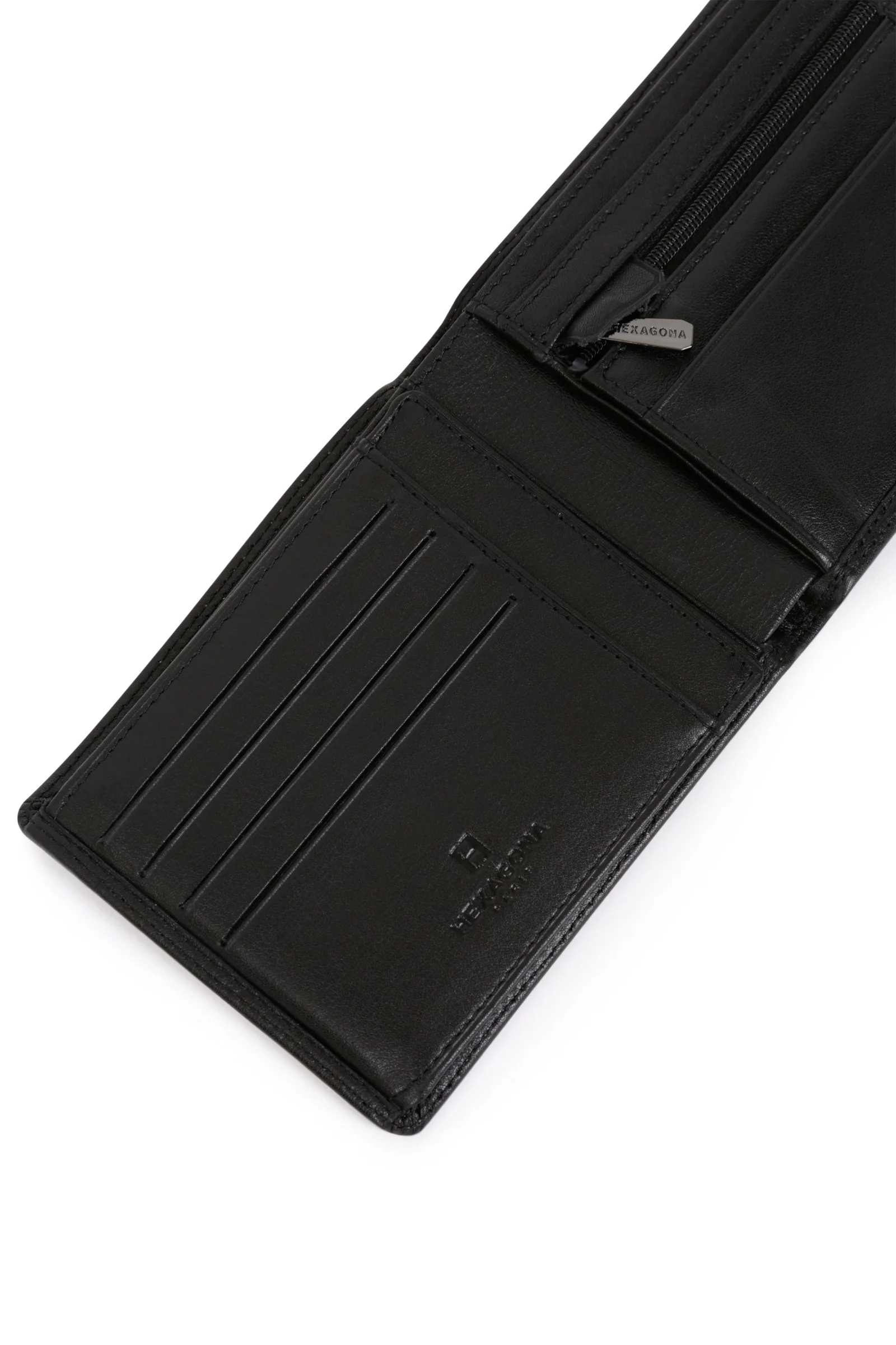 Portefeuille italien - 2 volets - Stop RFID - Cuir - Image 12