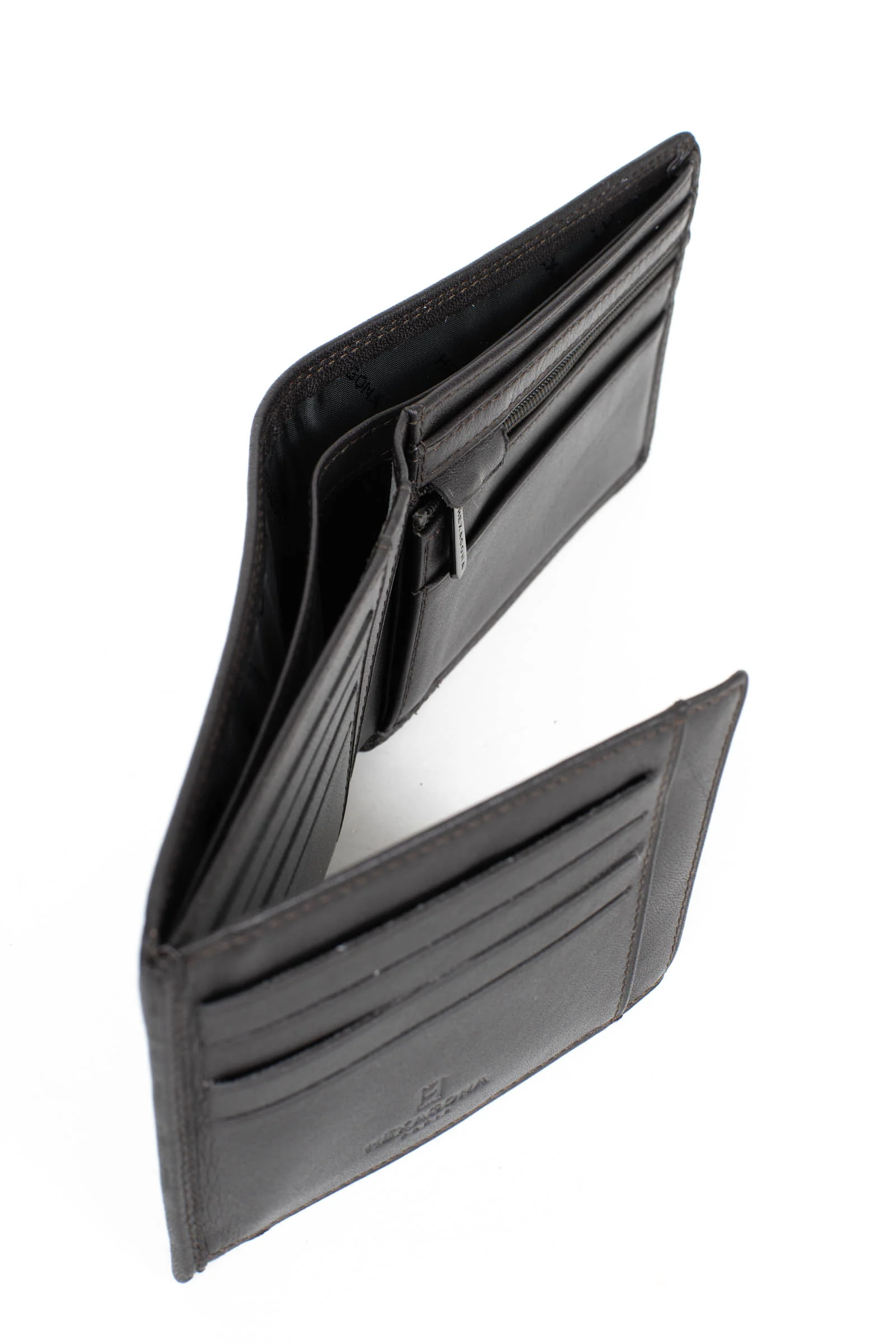 Portefeuille italien - 2 volets - Stop RFID - Cuir - Image 21