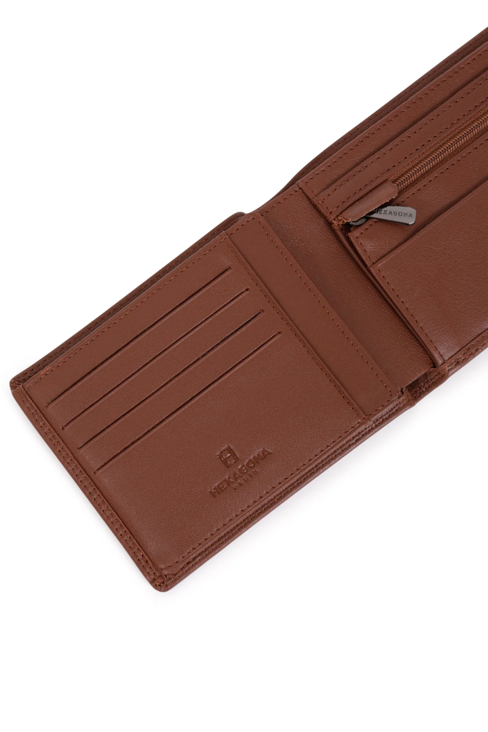 Portefeuille italien - 2 volets - Stop RFID - Cuir - Image 5