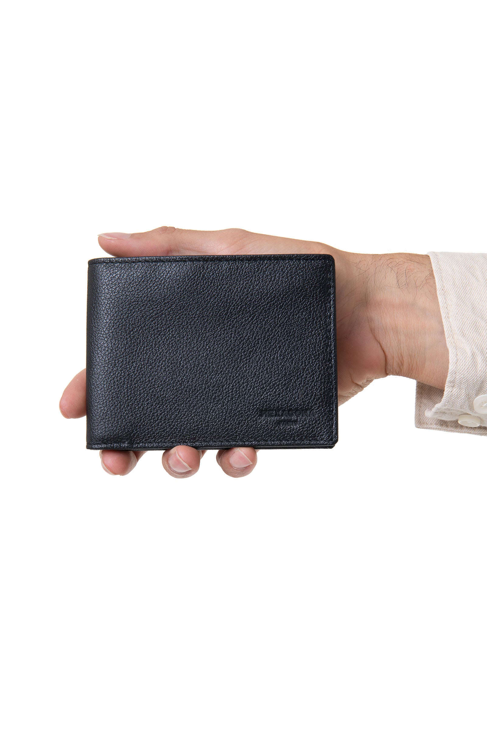Portefeuille italien - 2 volets - Stop RFID - Cuir - Image 5