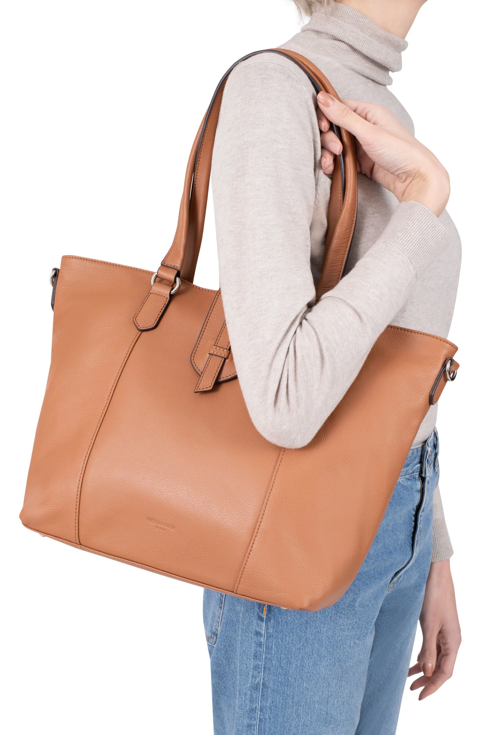 Sac cabas porté épaule - A4 - Cuir - Image 51