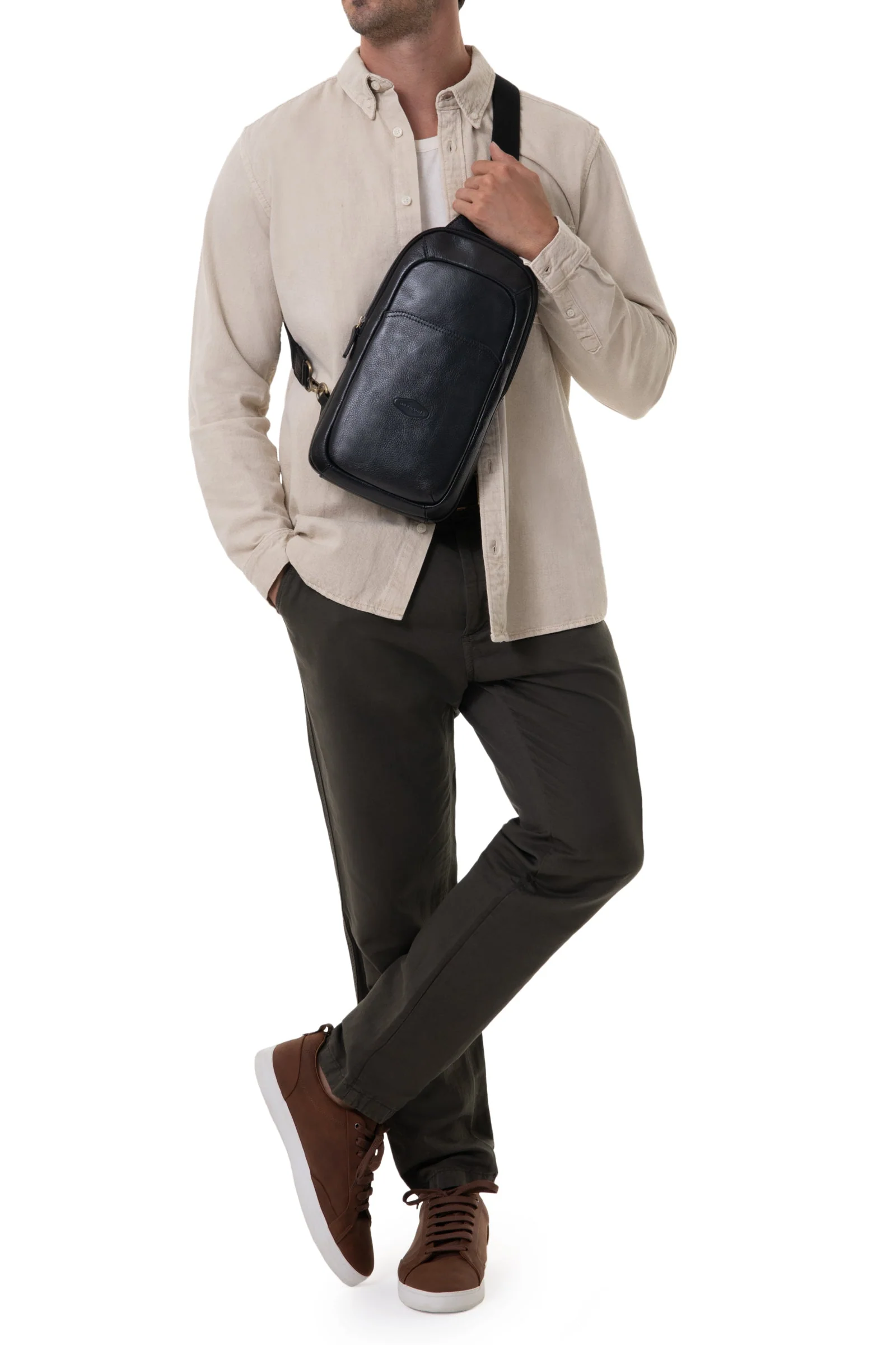 Sac monobretelle - Cuir - Image 14