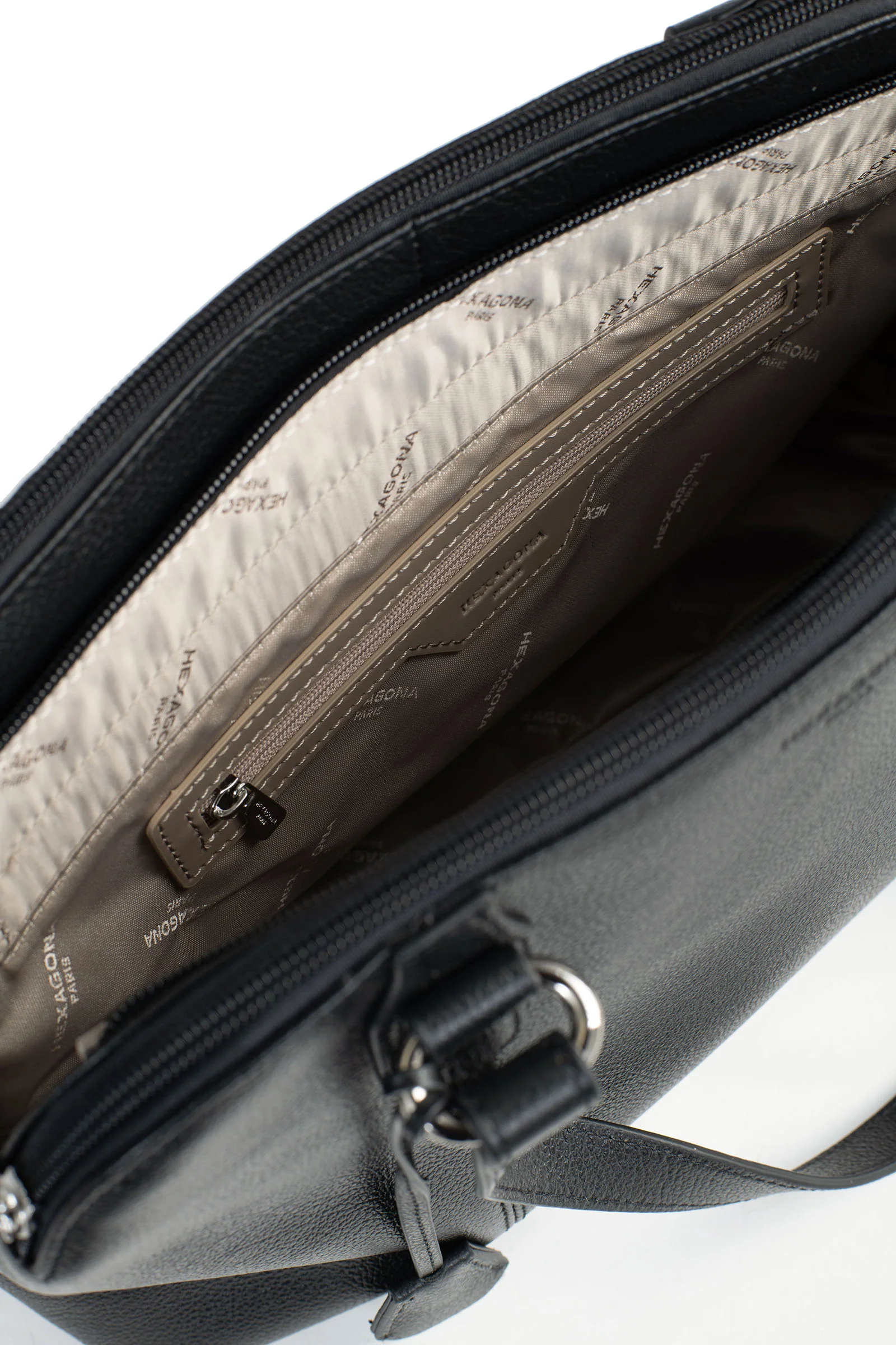 Sac porté épaule 2 anses - A4 - Cuir - Image 12