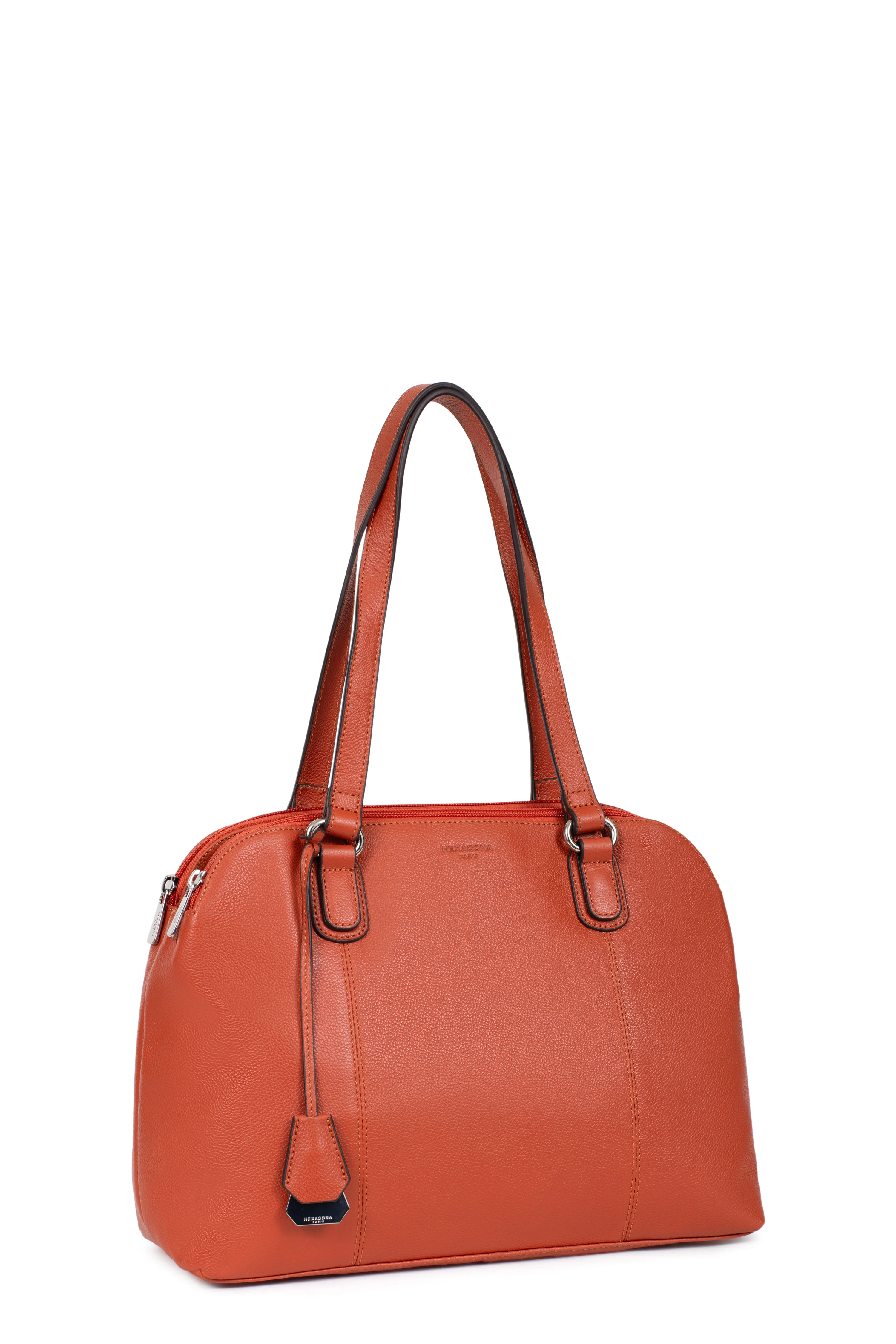 Sac porté épaule 2 anses - A4 - Cuir - Image 15
