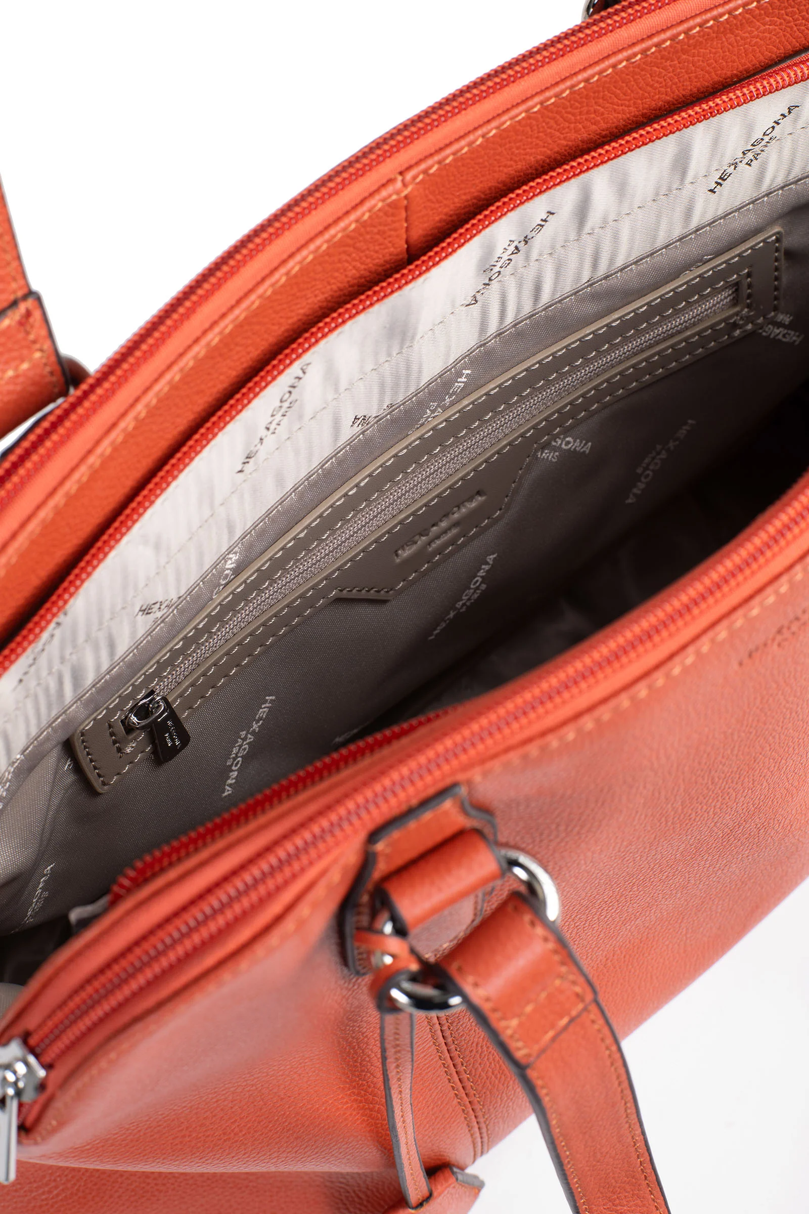 Sac porté épaule 2 anses - A4 - Cuir - Image 18