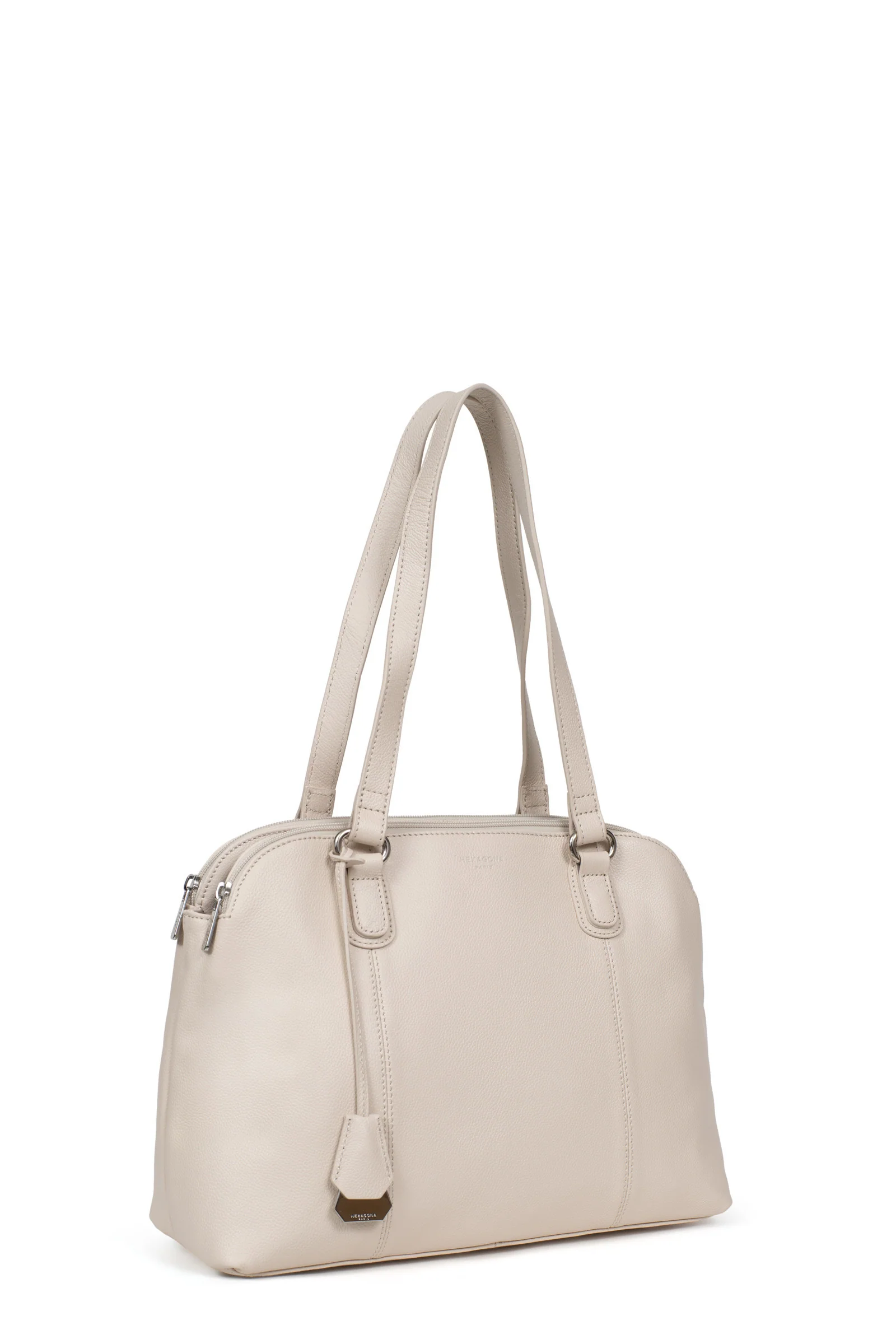 Sac porté épaule 2 anses - A4 - Cuir - Image 3