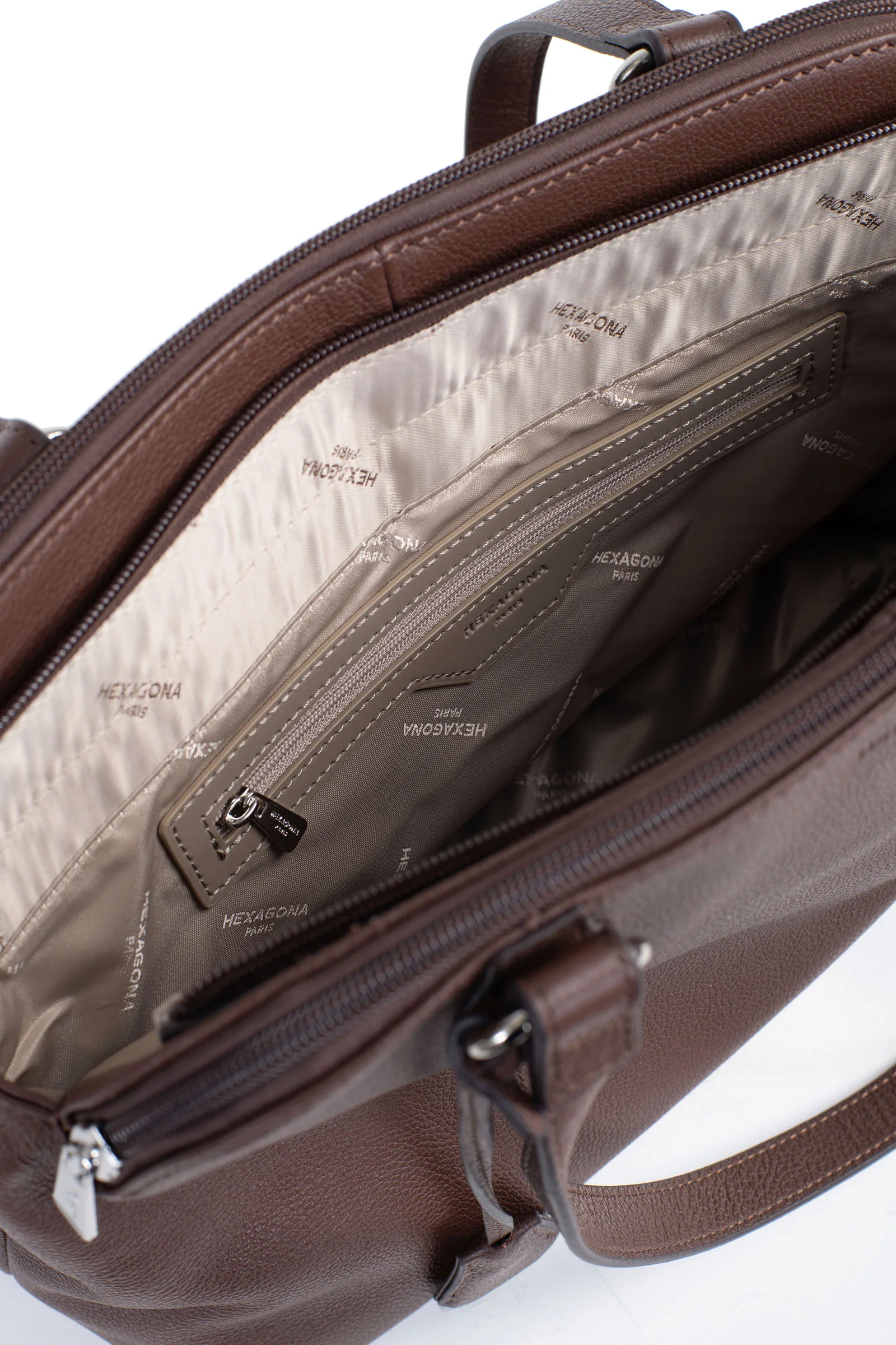 Sac porté épaule 2 anses - A4 - Cuir - Image 60