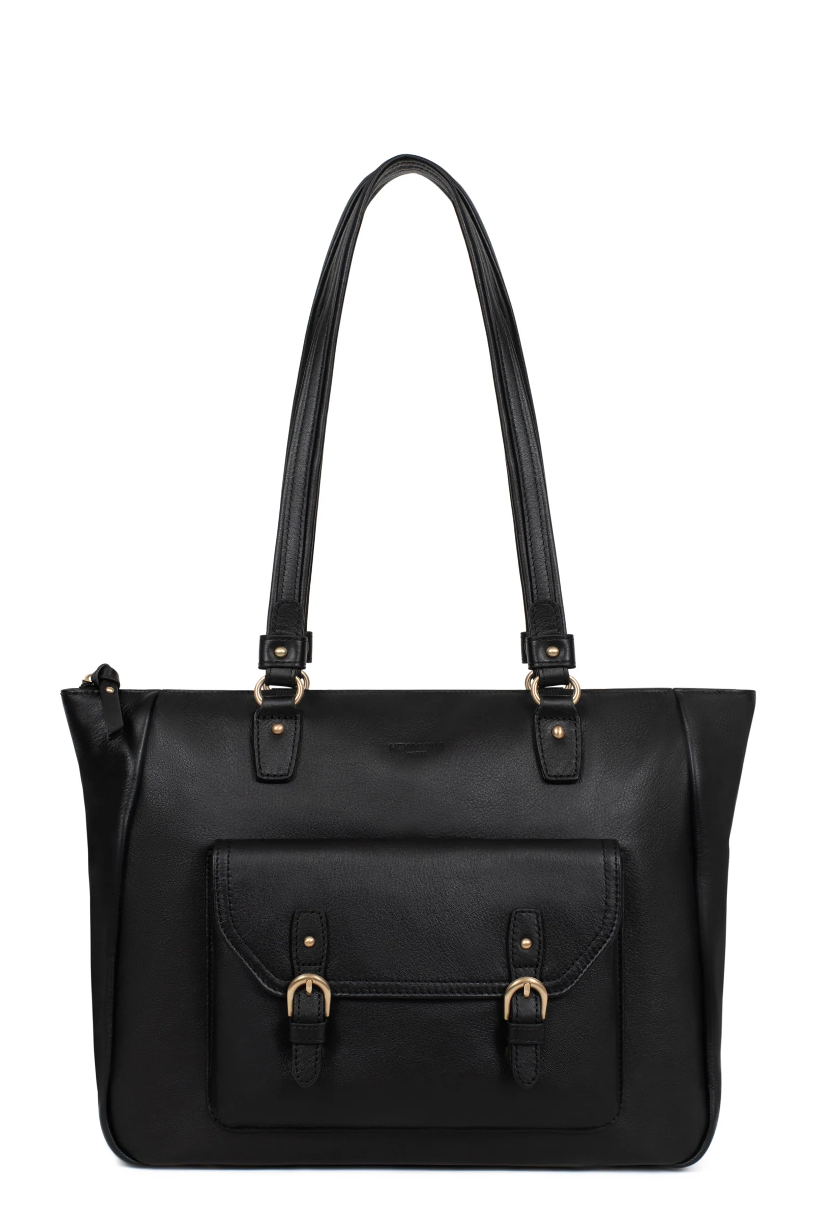 Sac porté épaule 2 anses - A4 - Cuir de vachette