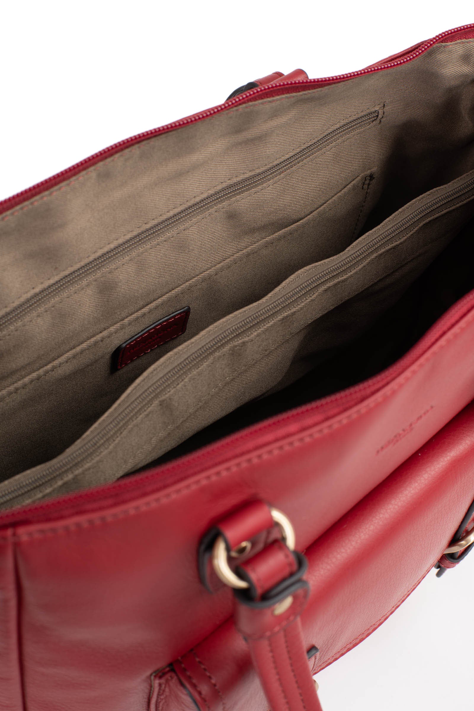 Sac porté épaule 2 anses - A4 - Cuir de vachette - Image 30
