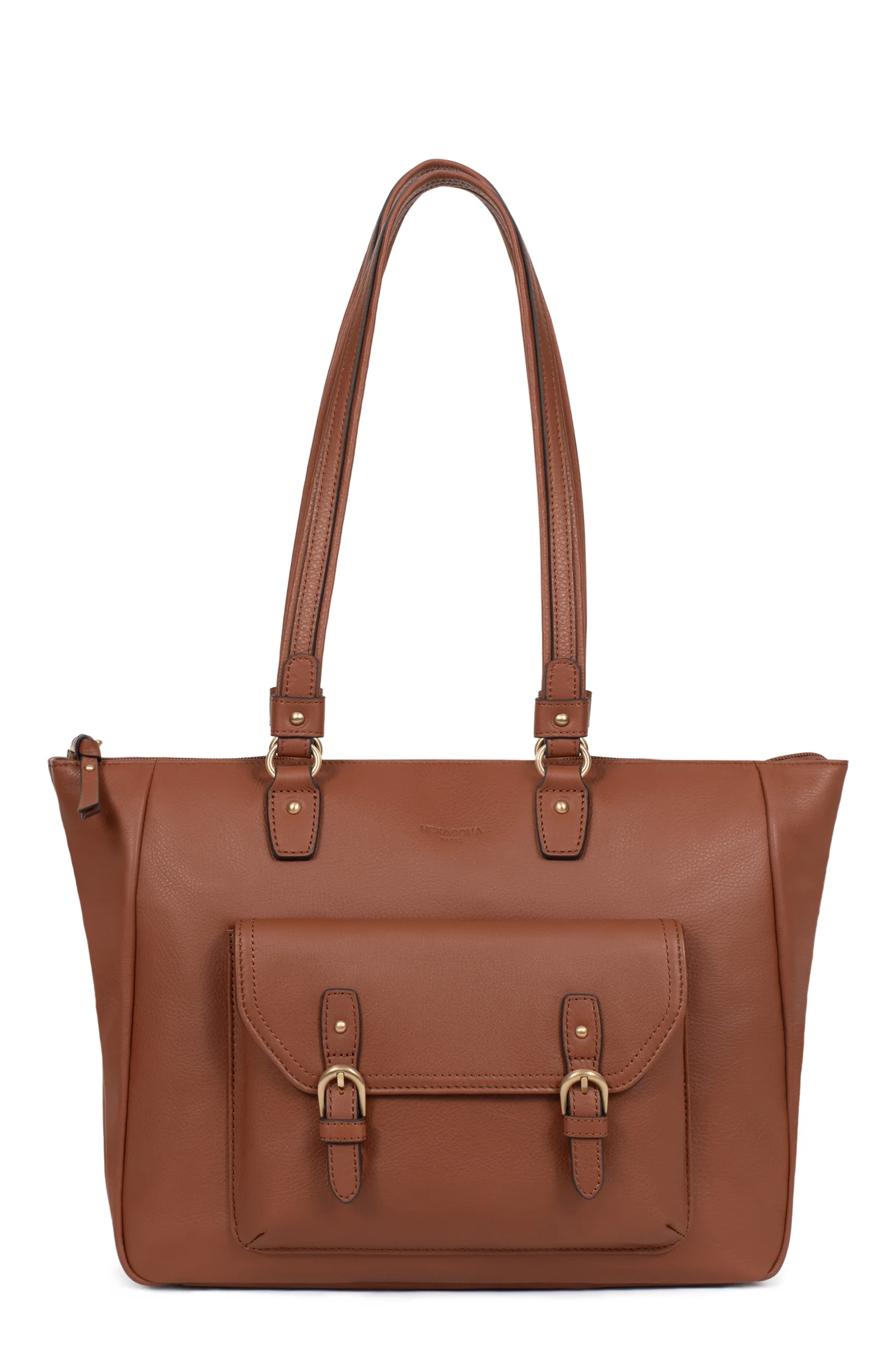Sac porté épaule 2 anses - A4 - Cuir de vachette - Image 31