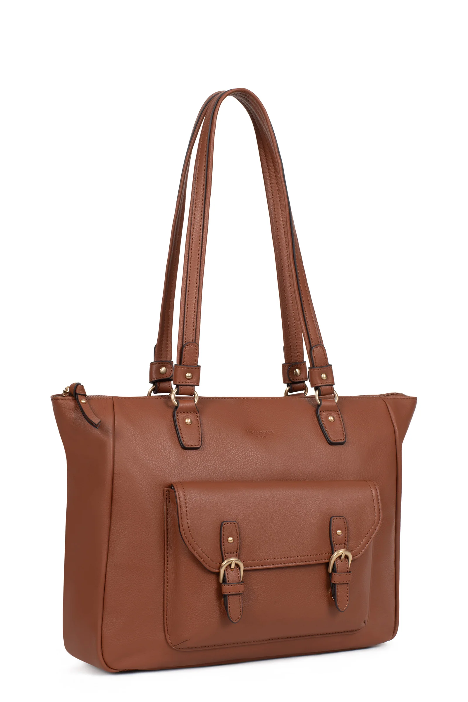 Sac porté épaule 2 anses - A4 - Cuir de vachette - Image 33