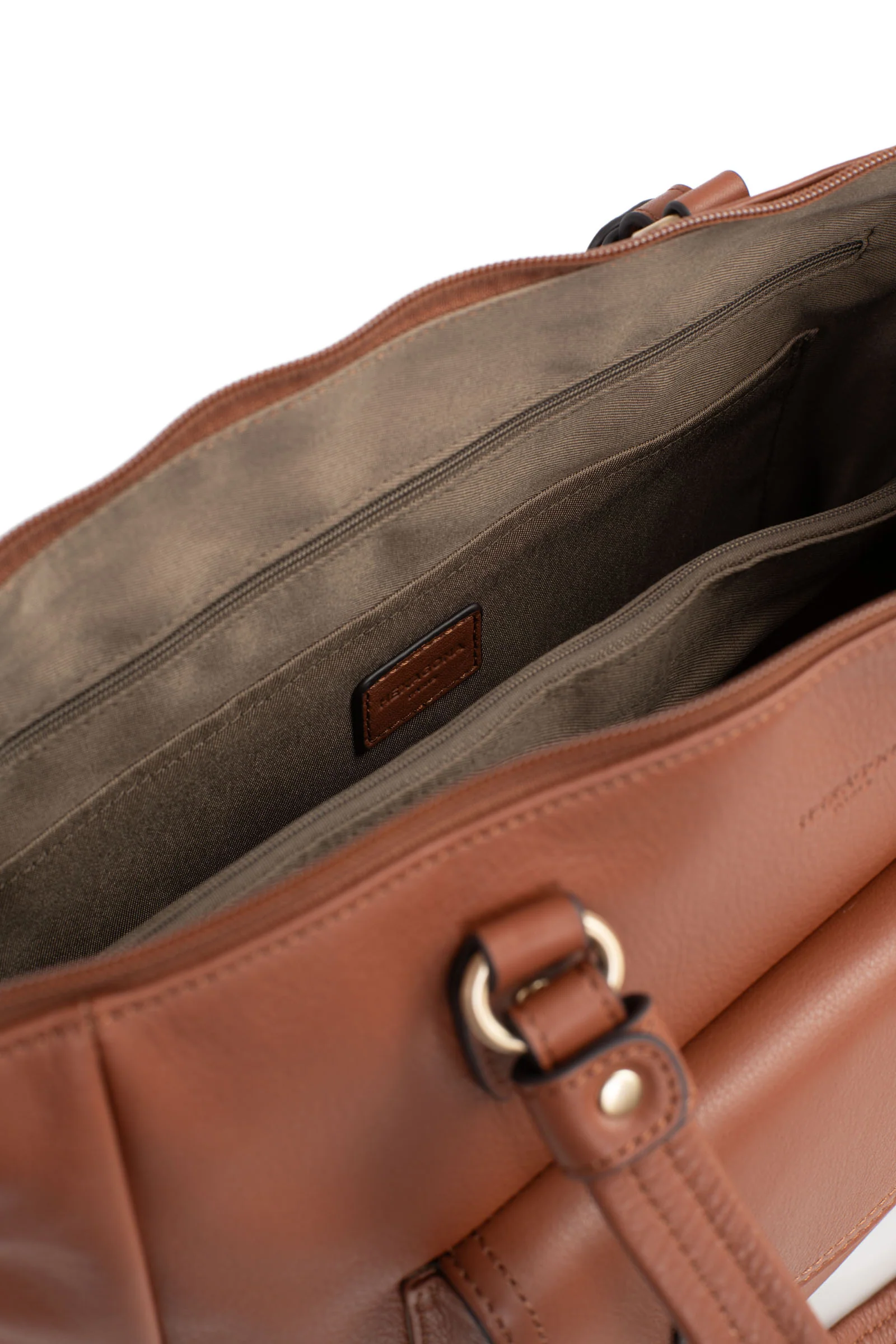 Sac porté épaule 2 anses - A4 - Cuir de vachette - Image 36