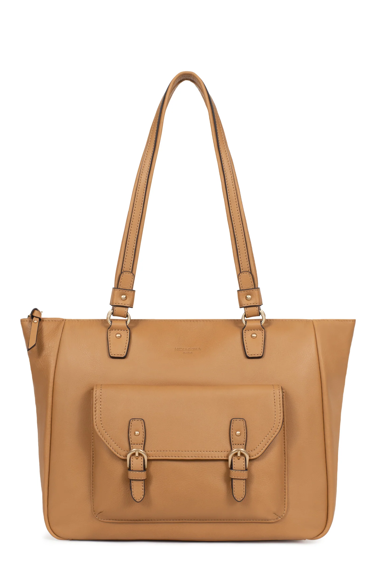 Sac porté épaule 2 anses - A4 - Cuir de vachette - Image 37
