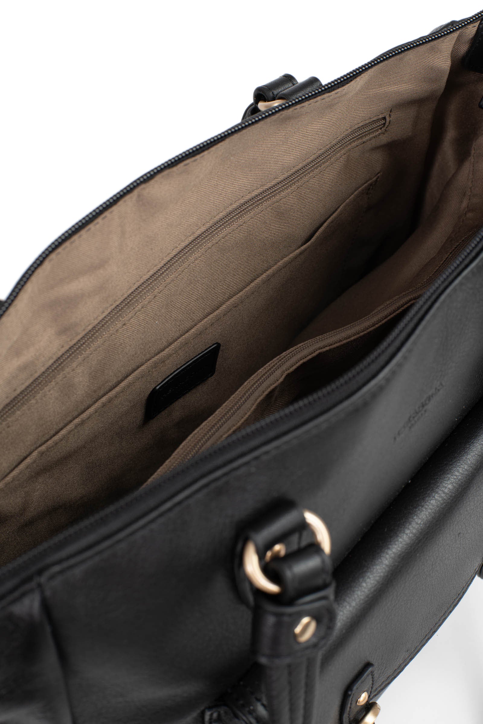 Sac porté épaule 2 anses - A4 - Cuir de vachette - Image 6