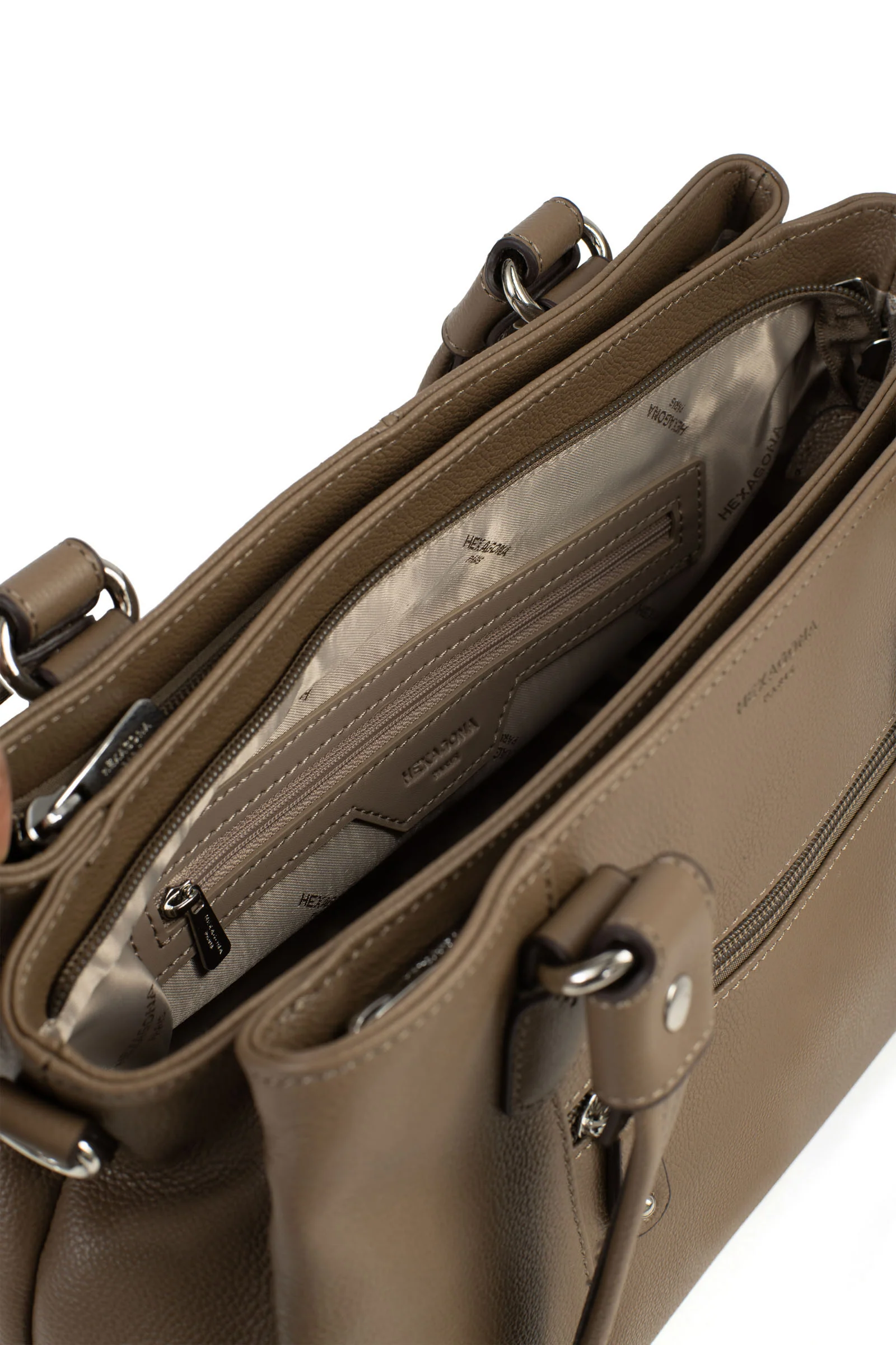 Sac porté épaule 2 anses - Cuir - Image 12