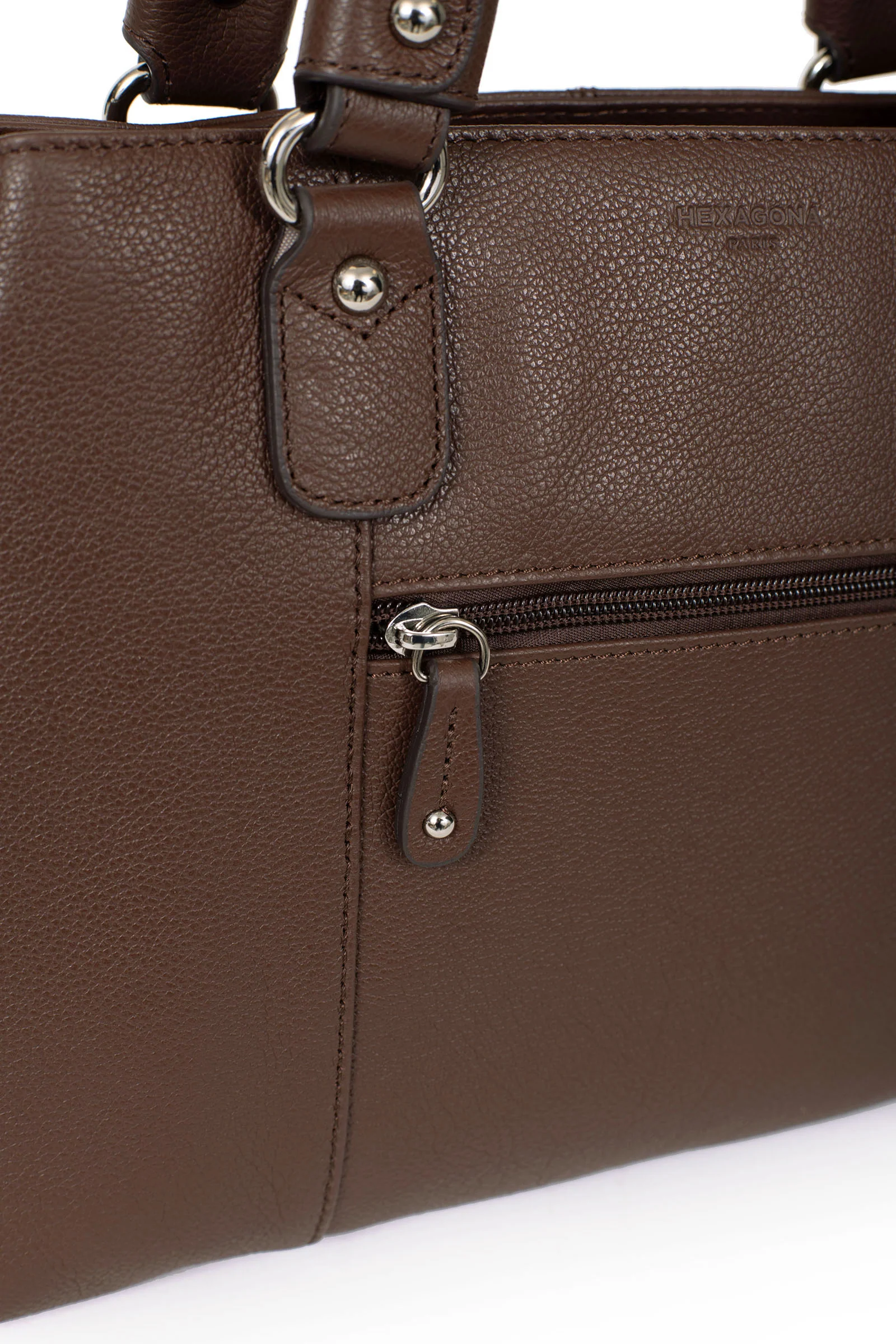 Sac porté épaule 2 anses - Cuir - Image 83