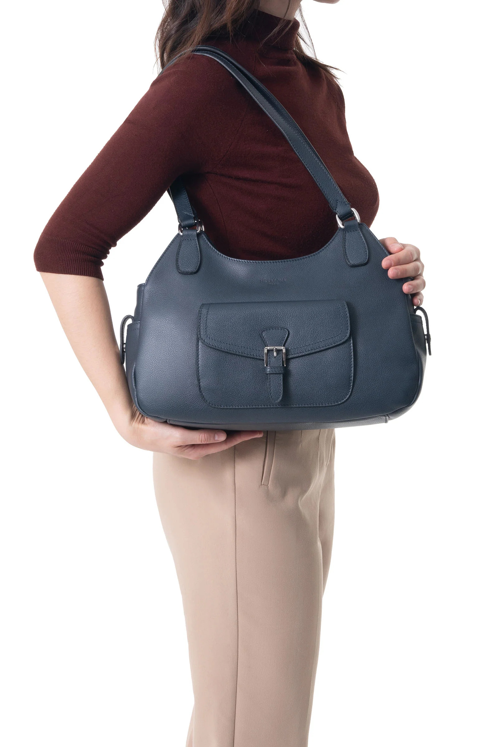 Sac porté épaule 2 anses - Cuir - Image 32