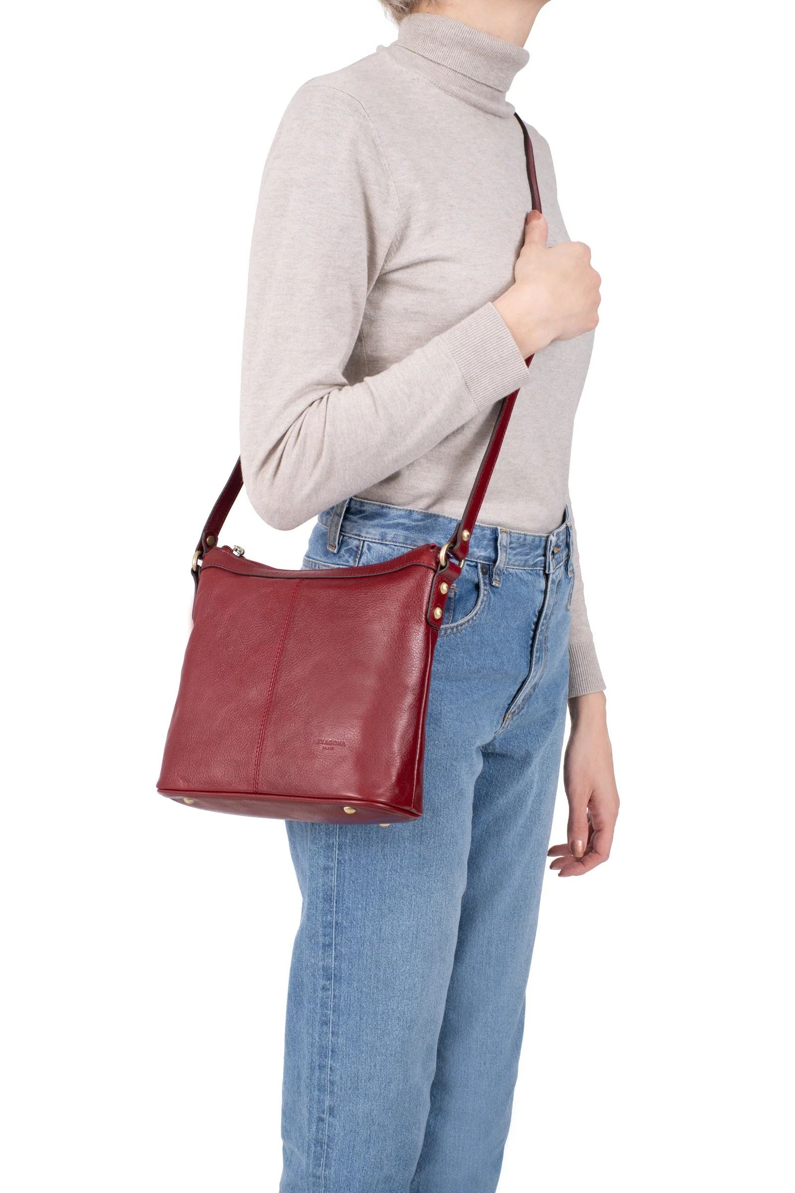 Sac porté travers - Cuir - Image 8